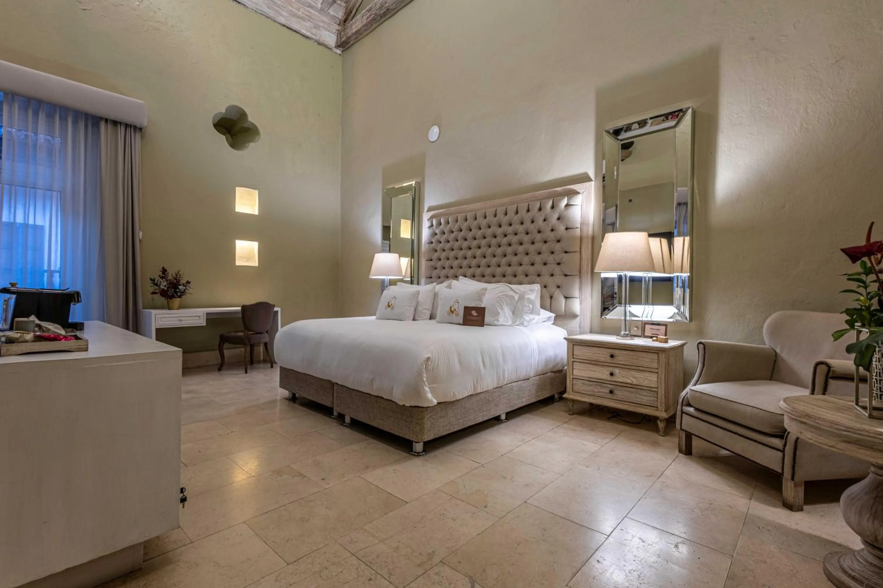 Bed in Hotel Casa del Gobernador