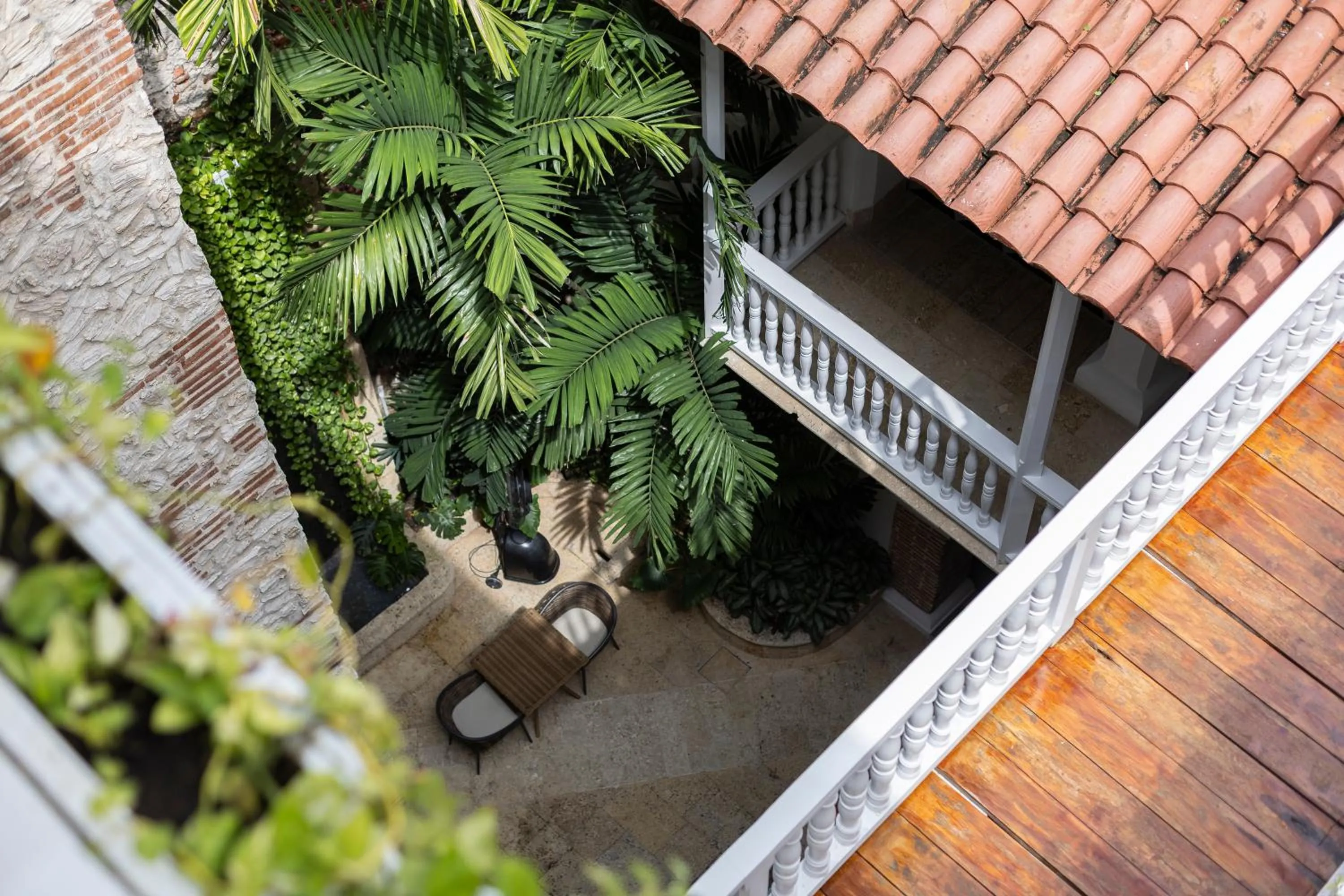 Patio in Hotel Casa del Gobernador