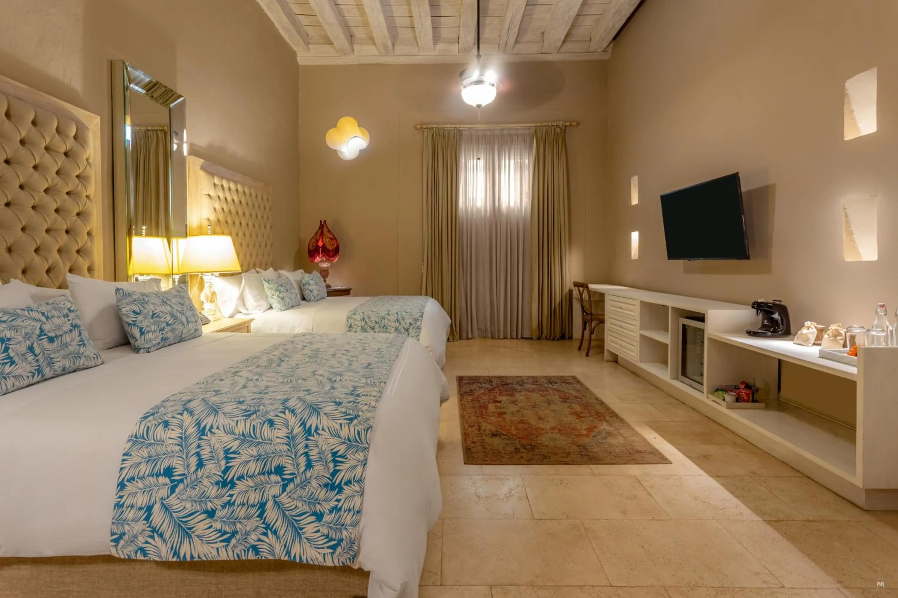 Bed in Hotel Casa del Gobernador