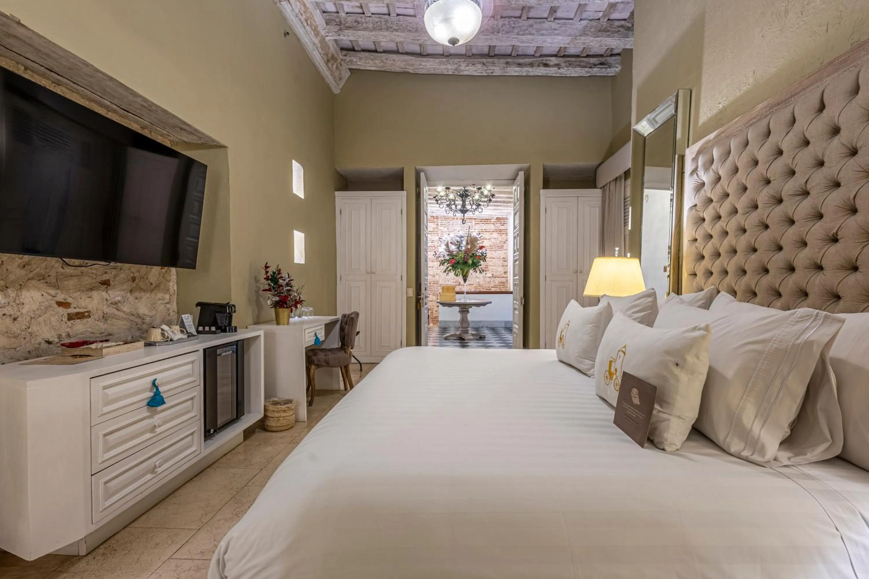 Bed in Hotel Casa del Gobernador