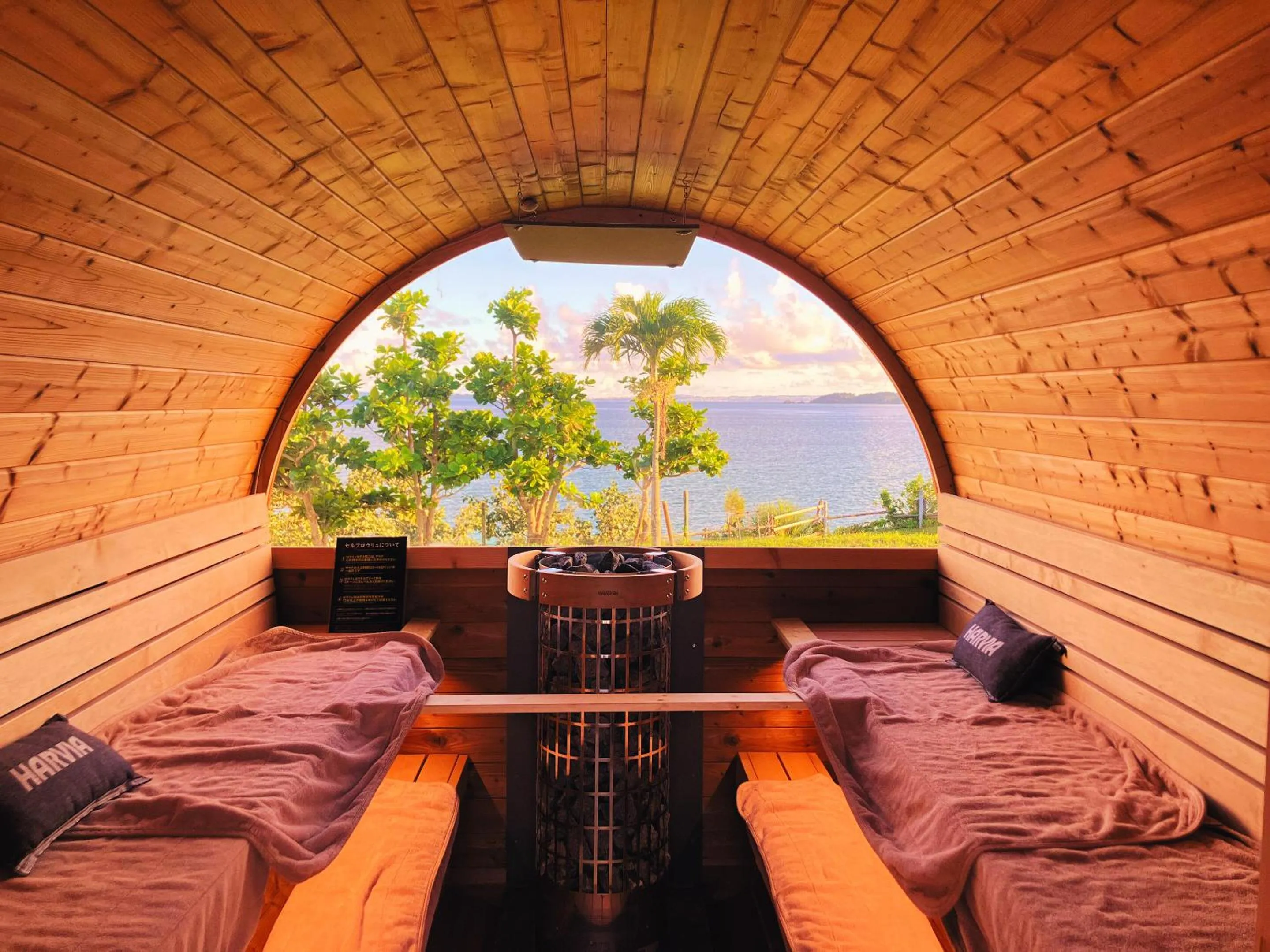 Sauna in LiVEMAX Amms Canna Resort Villa