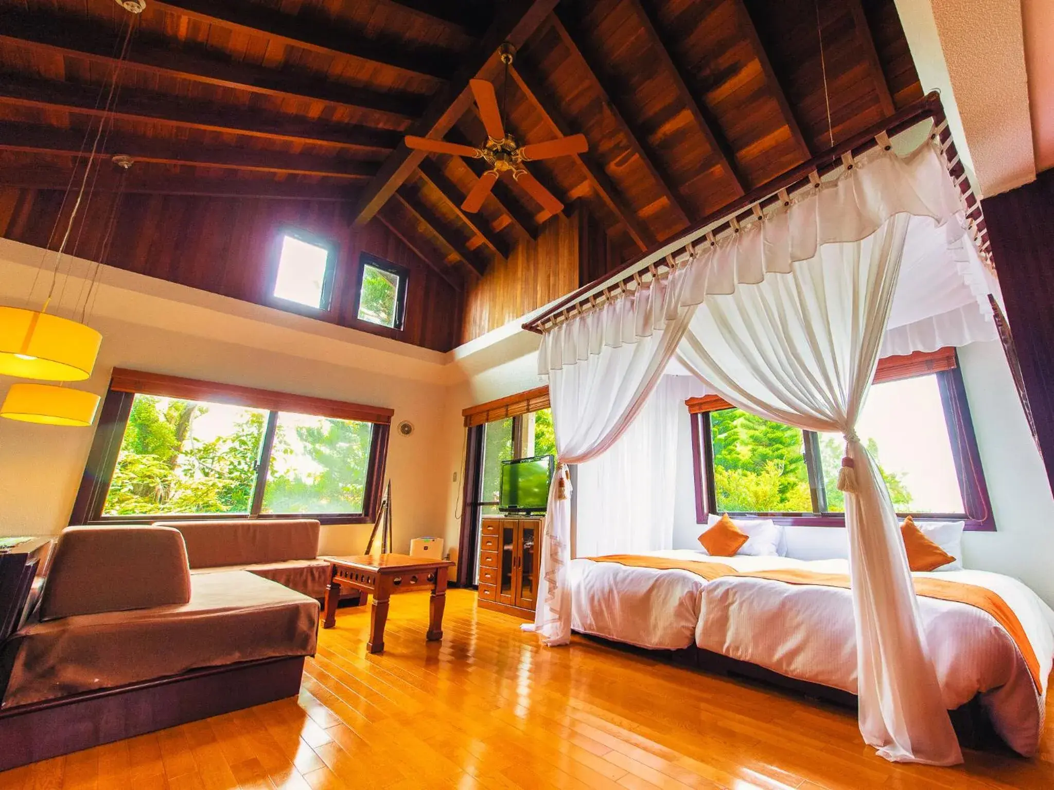 Twin Room Villa with Sea View and Terrace - single occupancy in LiVEMAX Amms Canna Resort Villa Twin Room Villa with Sea View and Terrace - single occupancy in LiVEMAX Amms Canna Resort Villa