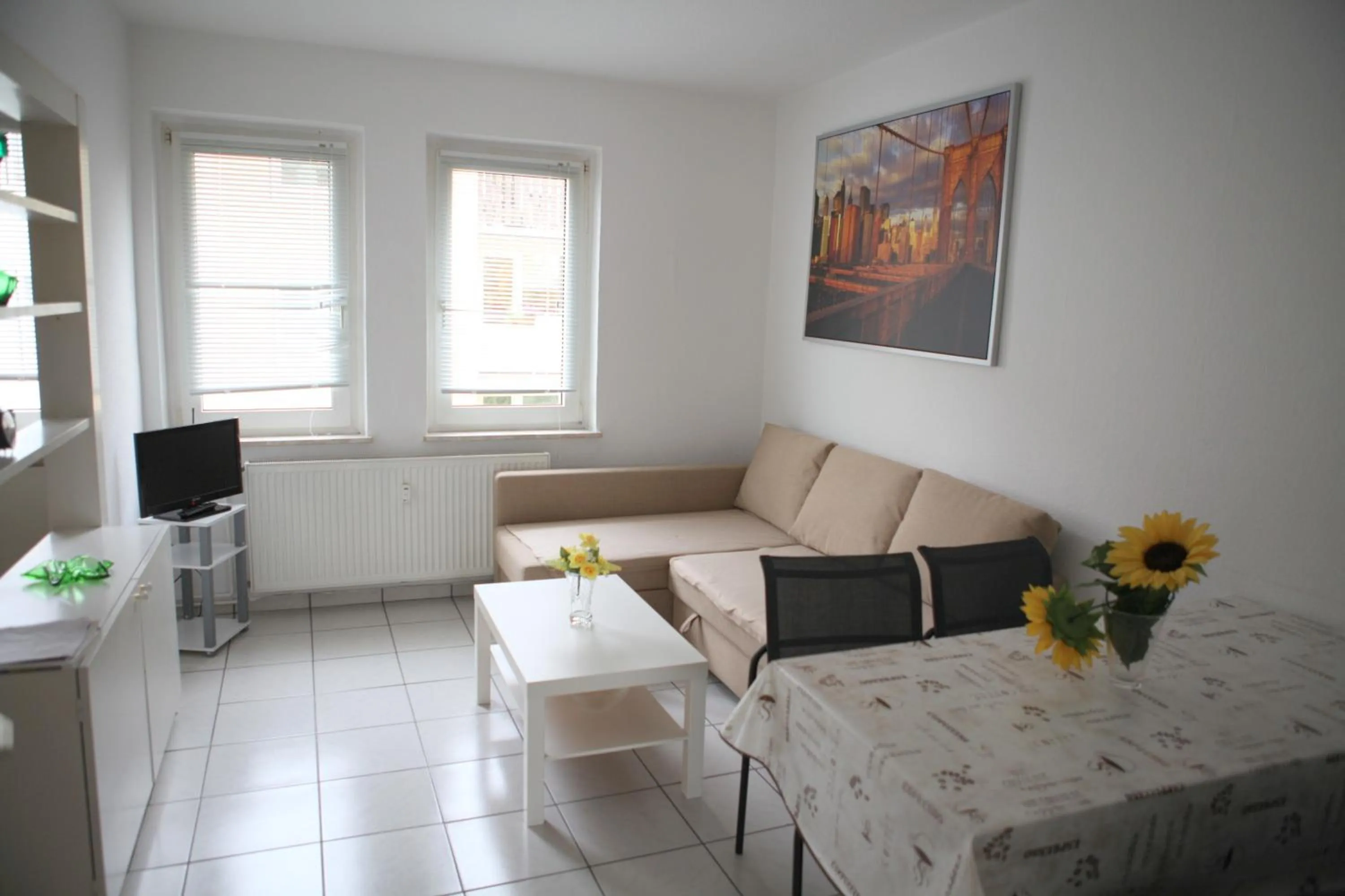 Living room in White House Bochum Ehrenfeld