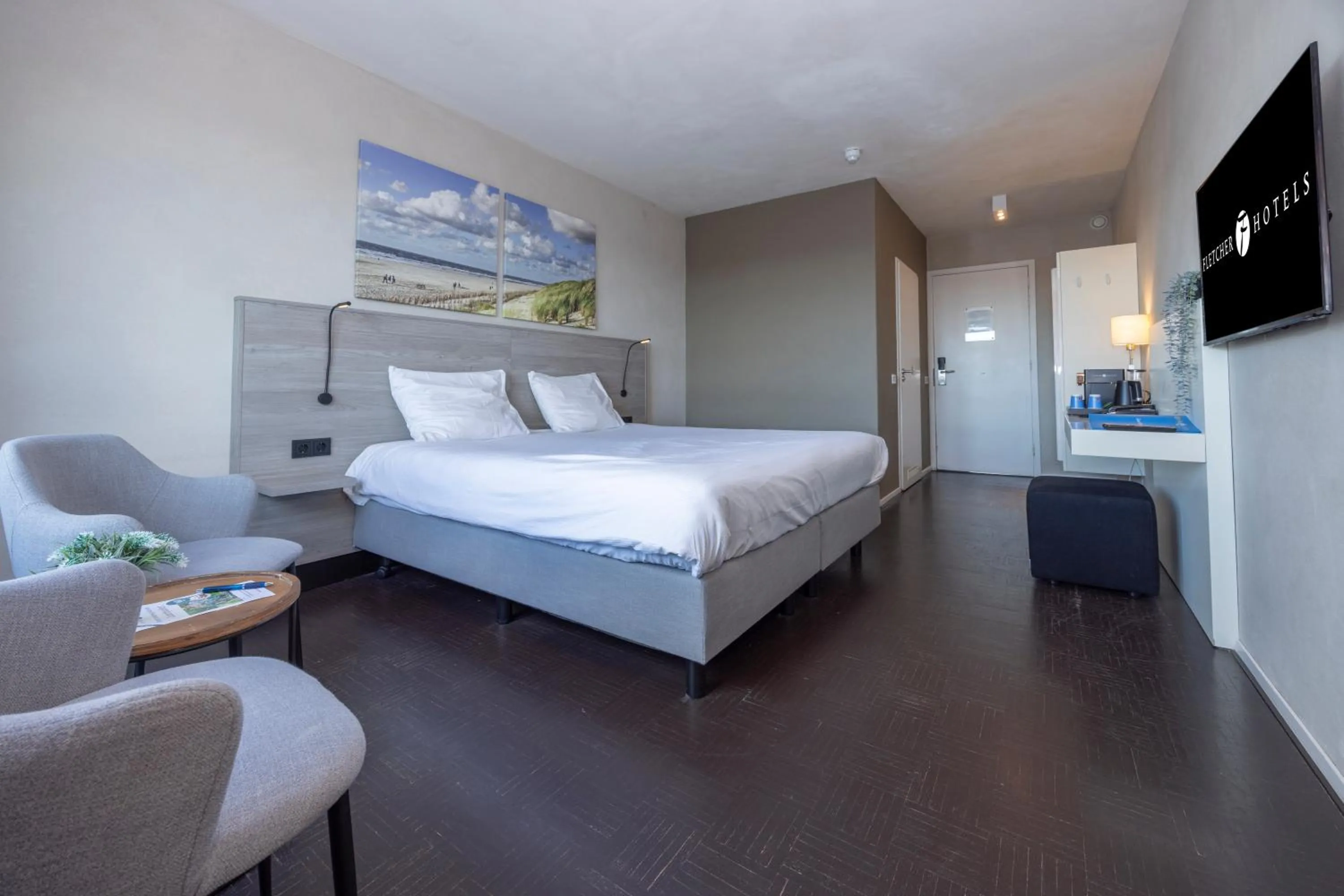 Bed in Fletcher Hotel - Restaurant Elzenduin