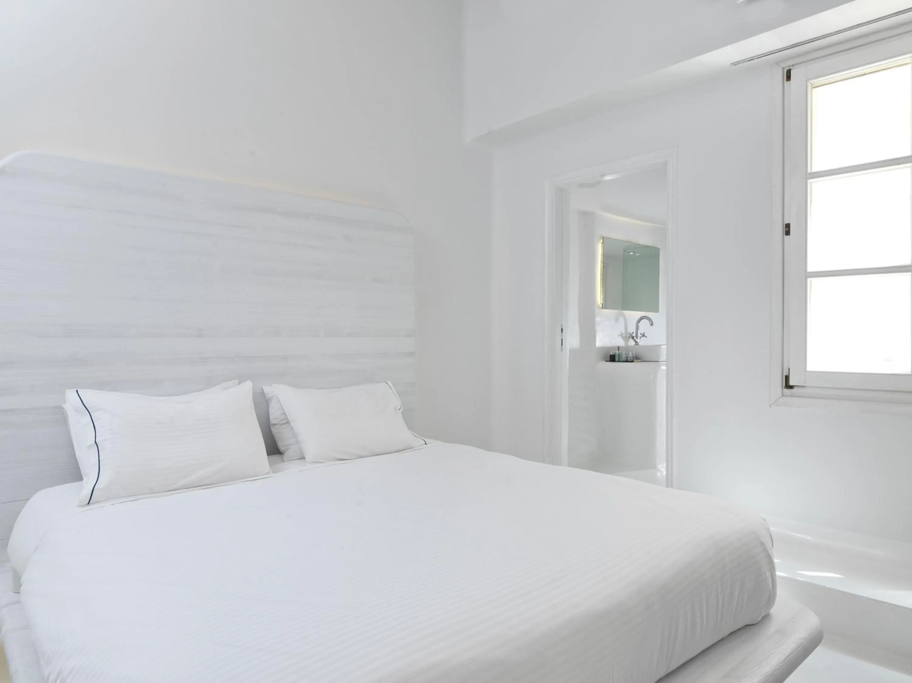 Bed in Villa Kampani Sea View Villa Mykonos Town