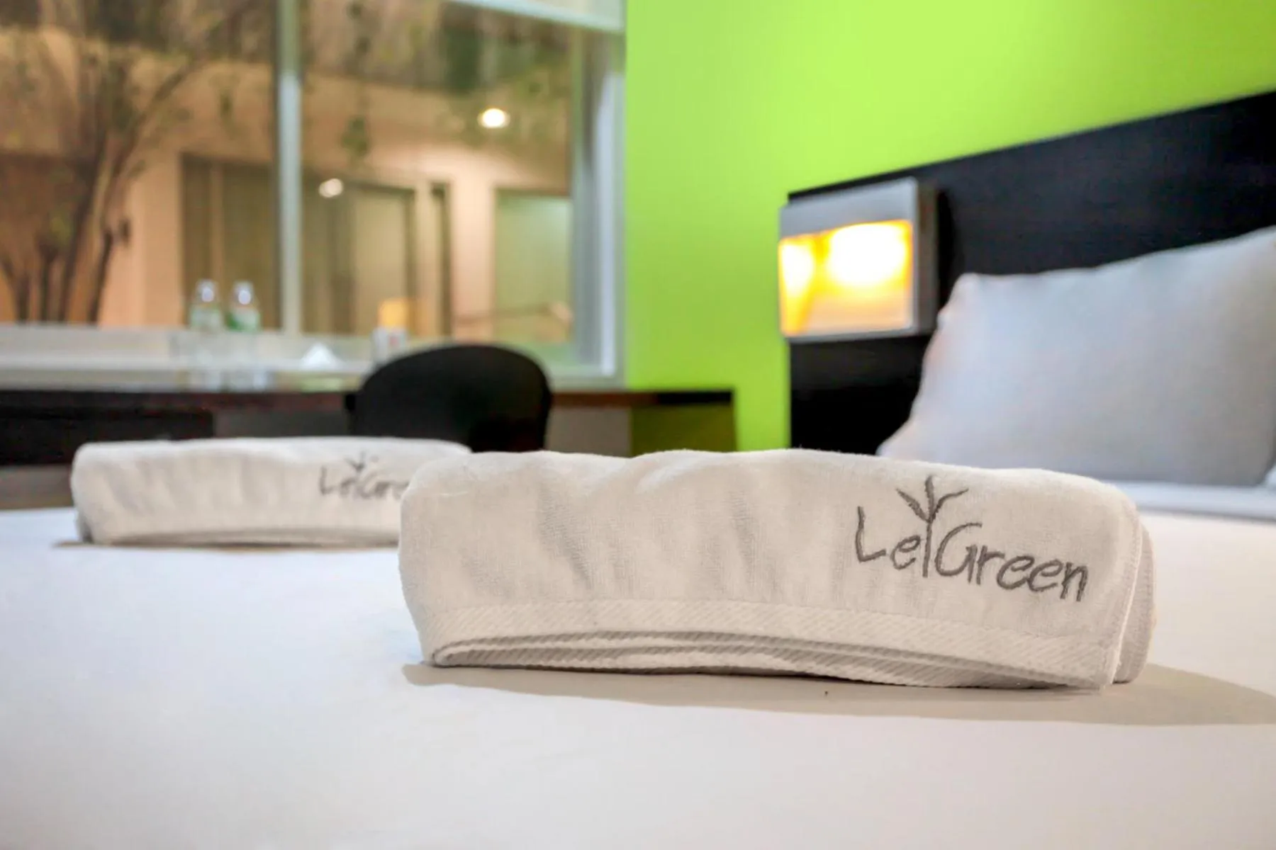 Bed in LeGreen Suite Pejompongan