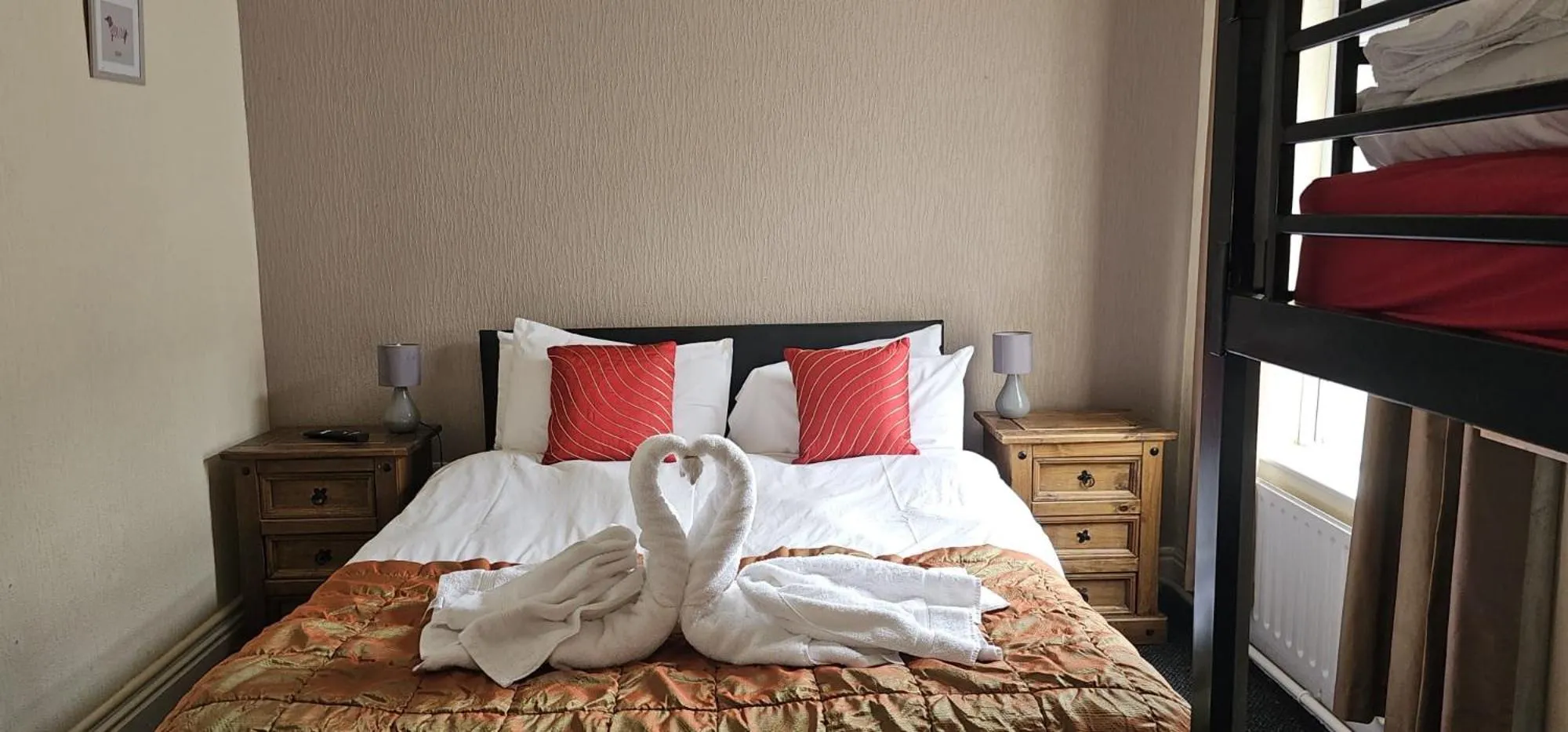 Bed in North Ocean Hotel