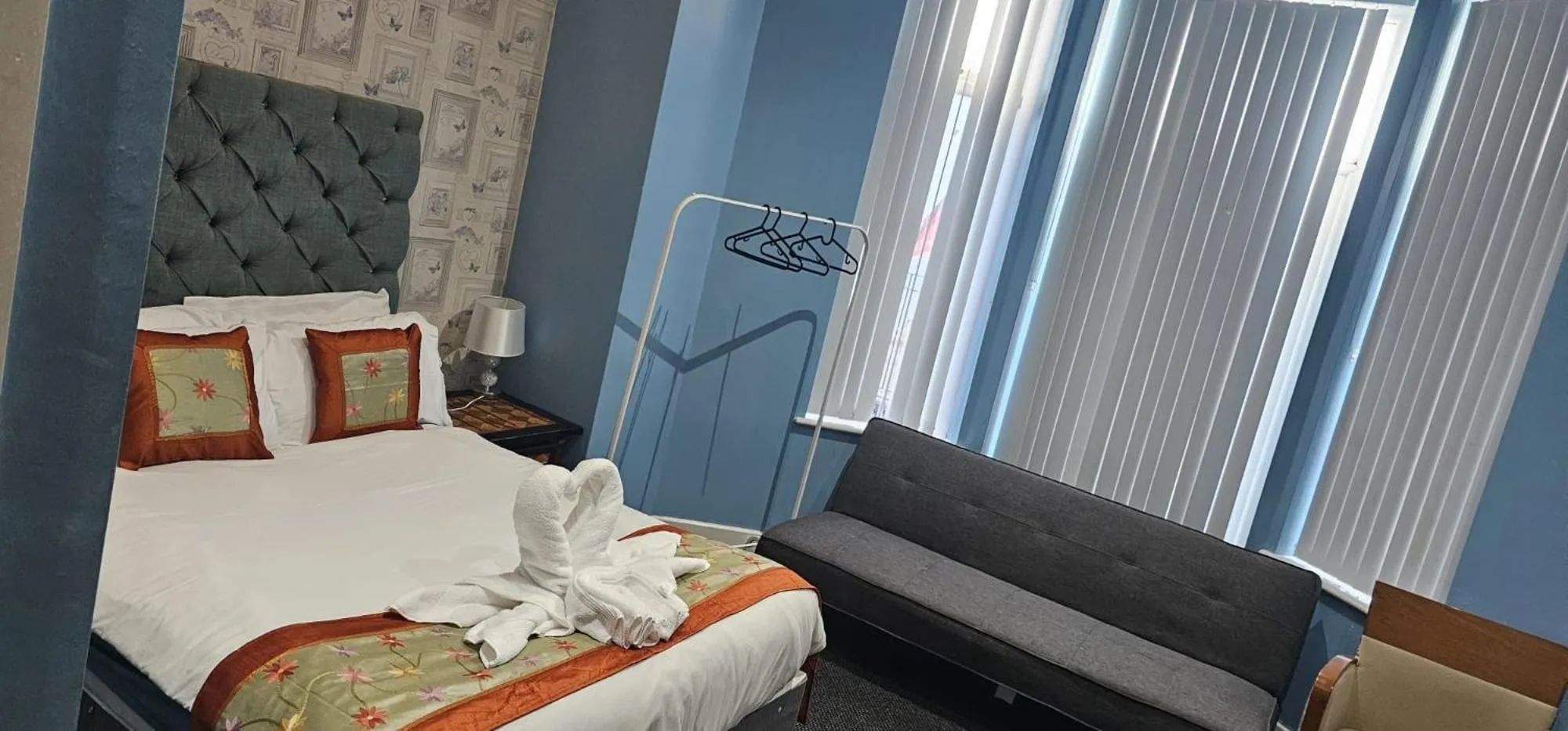 Bed in North Ocean Hotel