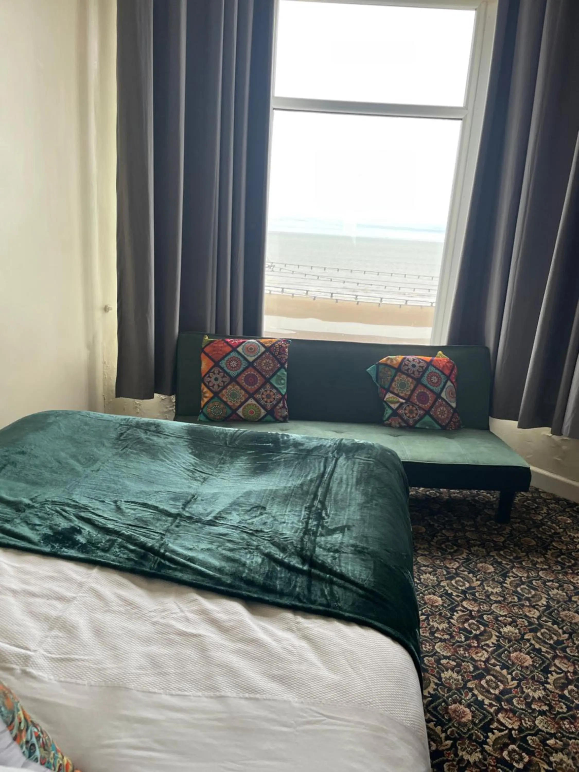 Bed in North Ocean Hotel