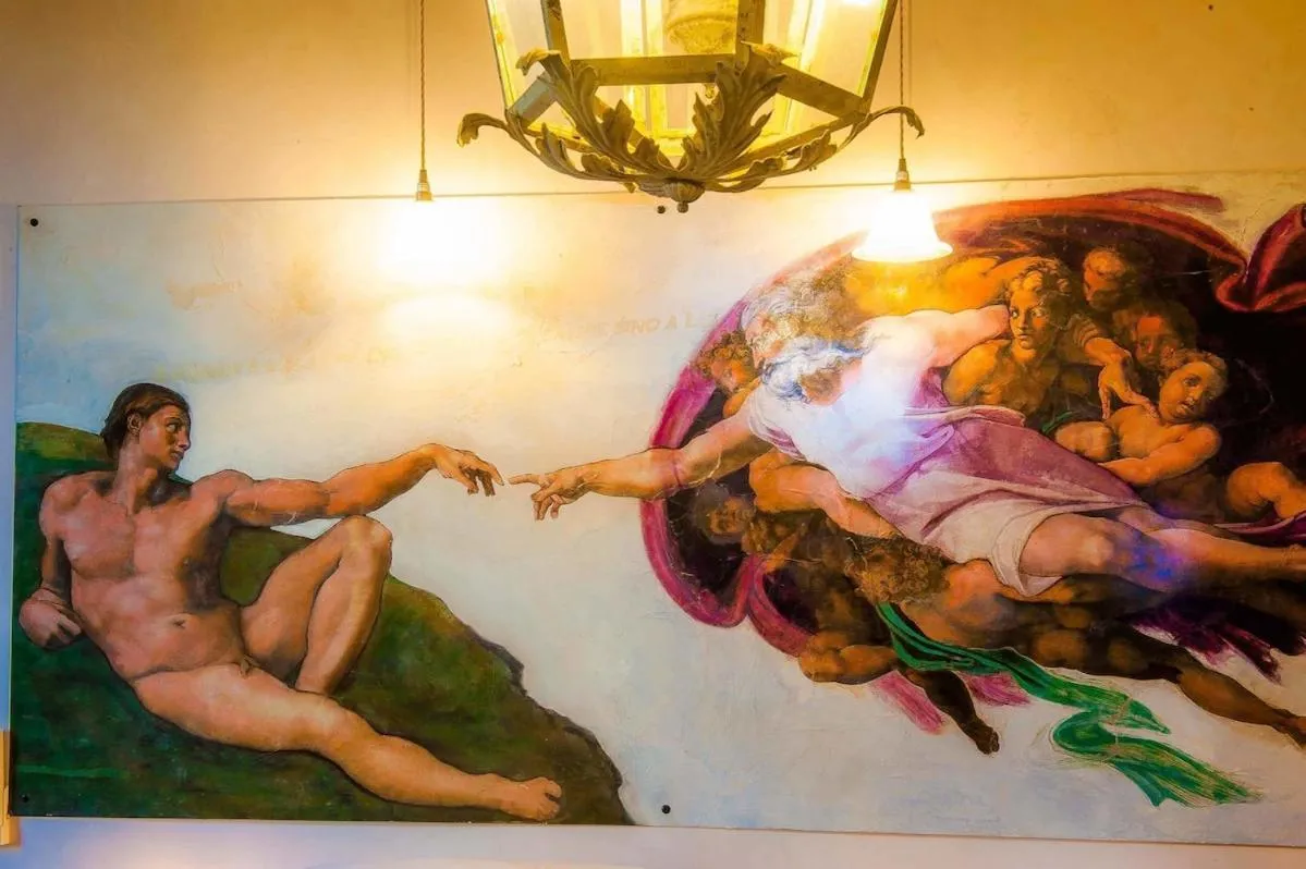 Decorative detail in Castello di Montalbano