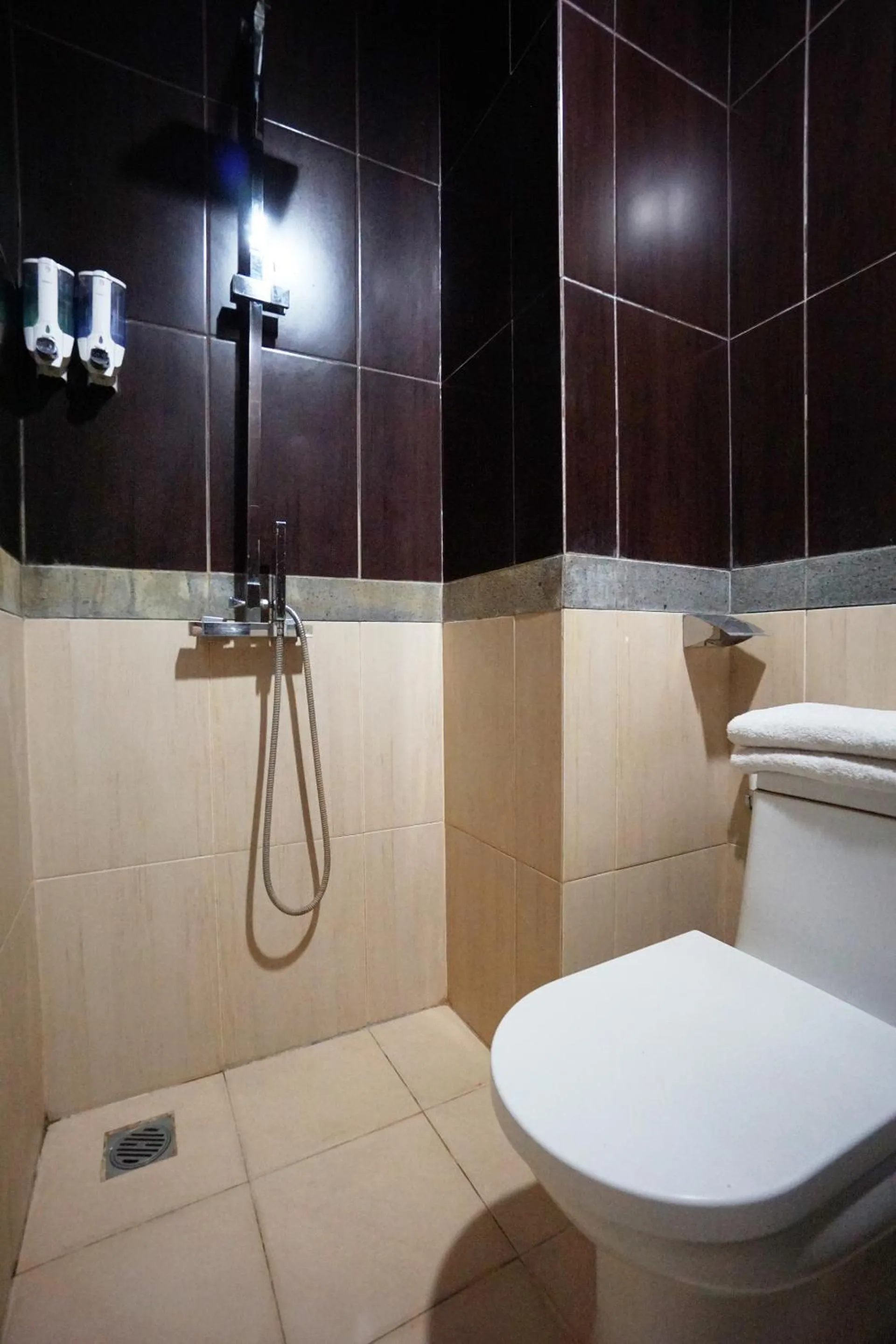 Bathroom in De Nearby Hotel