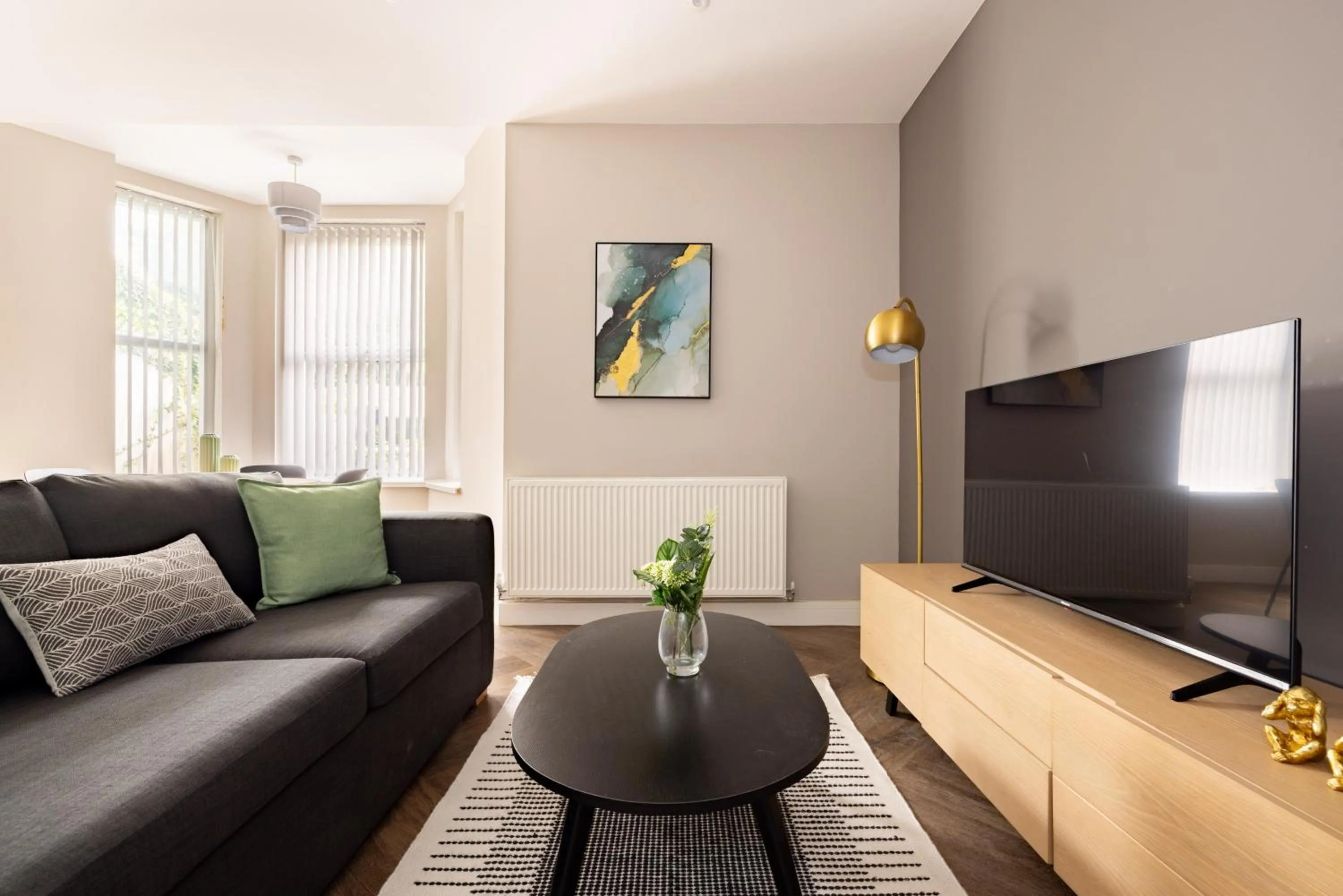 Living room in Charles Hope Plymouth