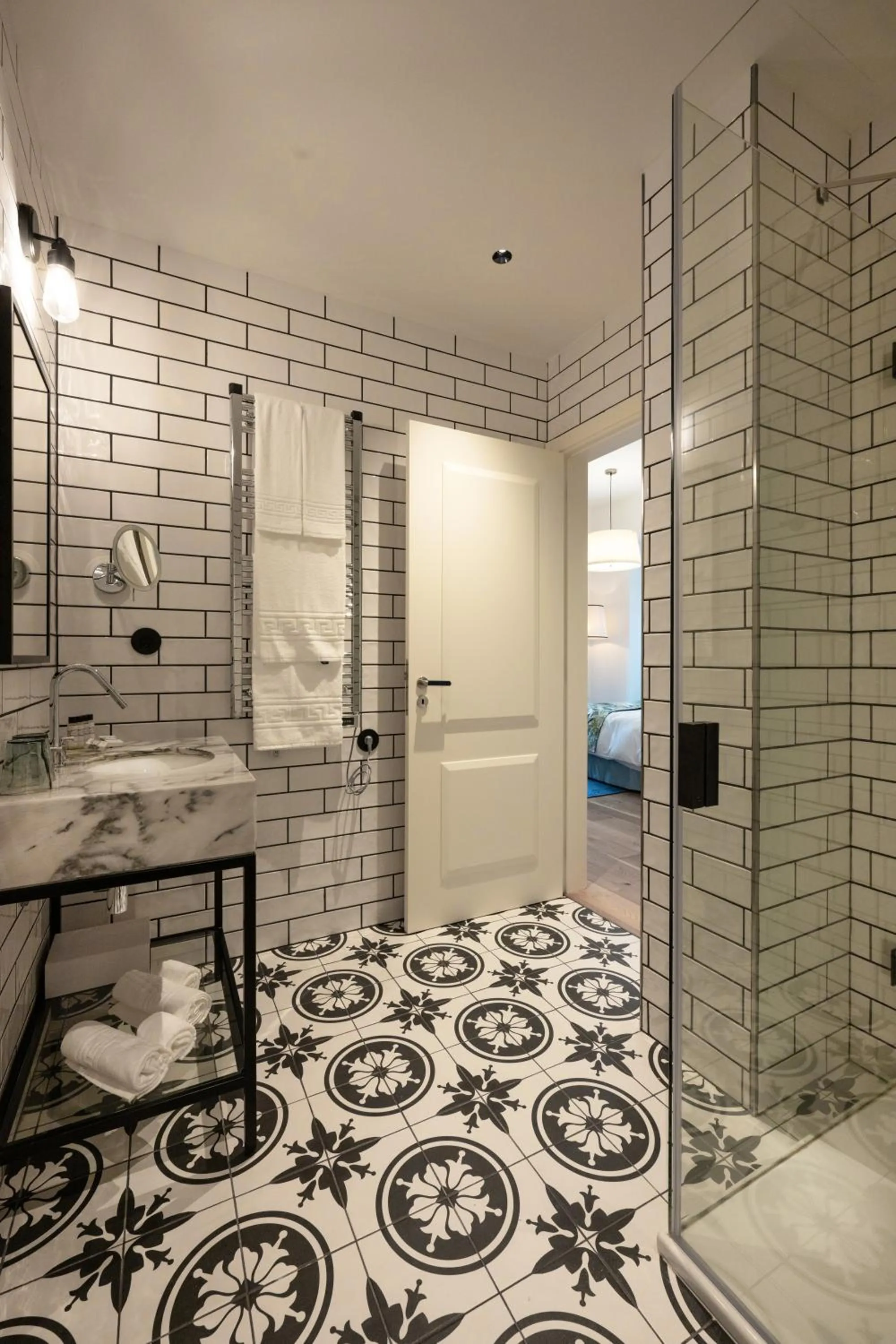 Shower in Dona Maria Hotel