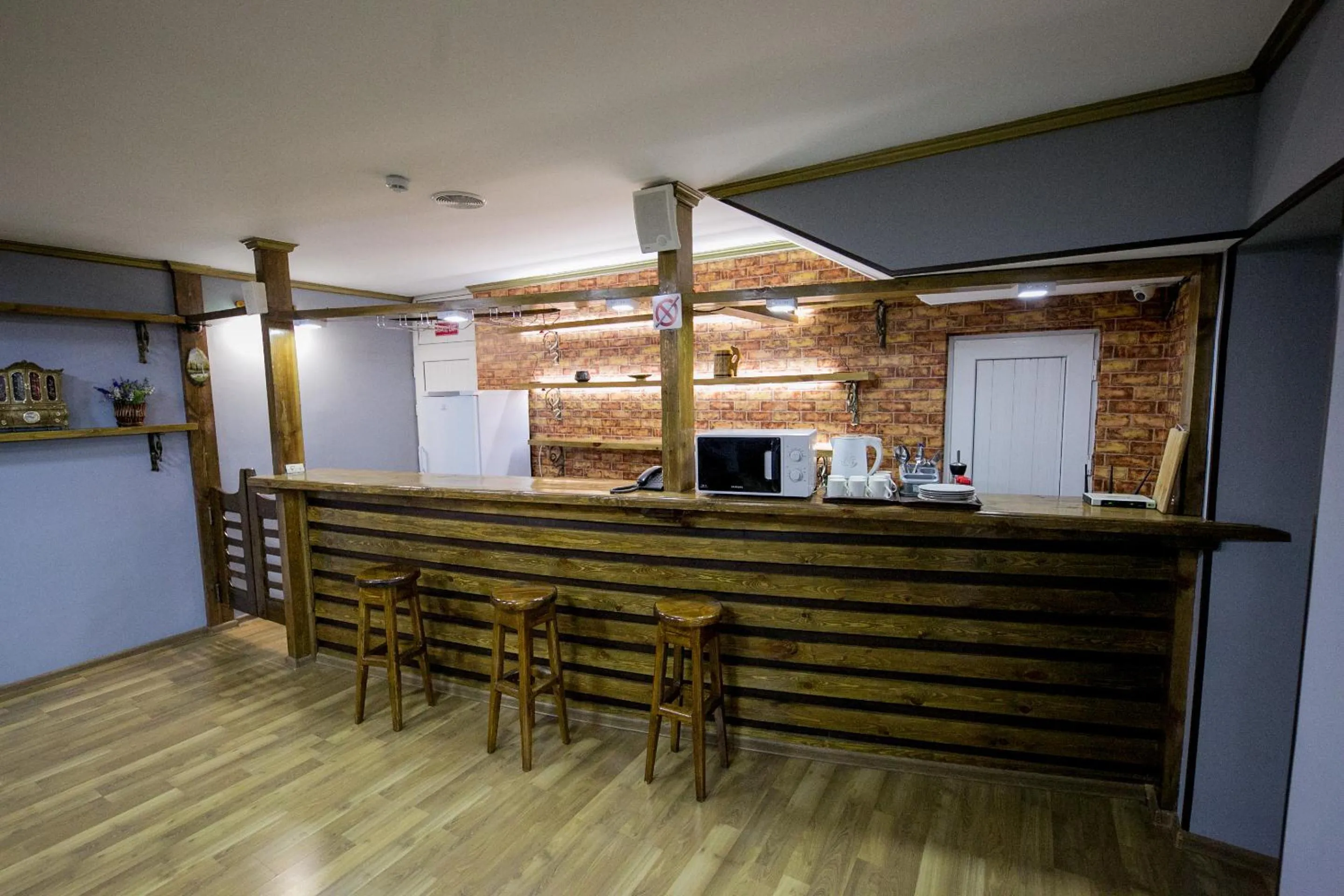 Seating area in Hotel Flagman