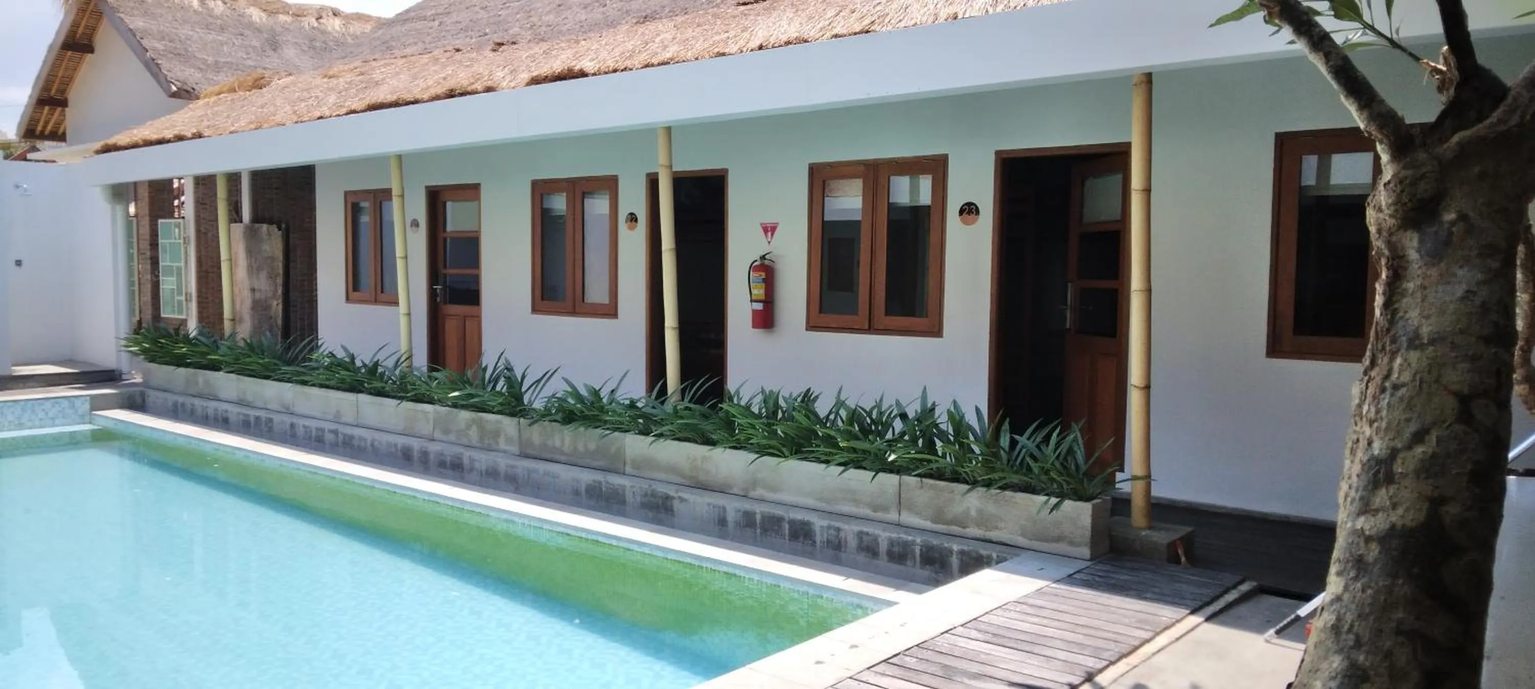 Property building in Roots Hotel Trawangan