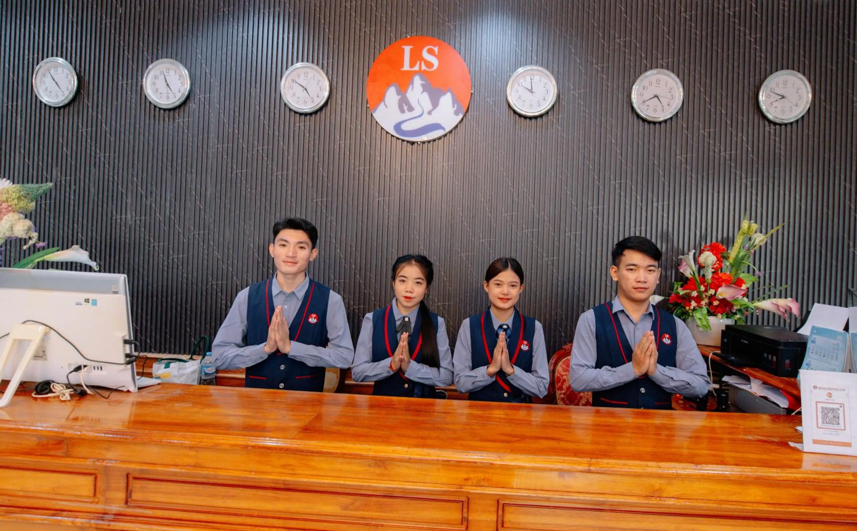 Staff in Lisha Roungnakhone Hotel