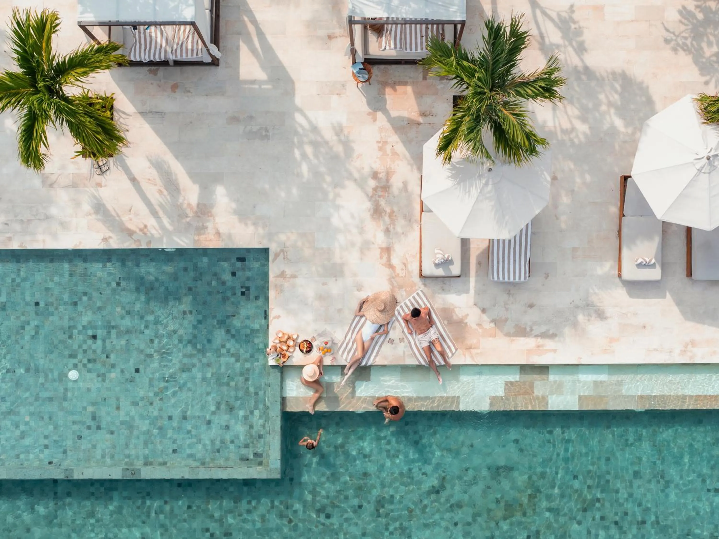 Pool view in Cocana Resort Gili Trawangan