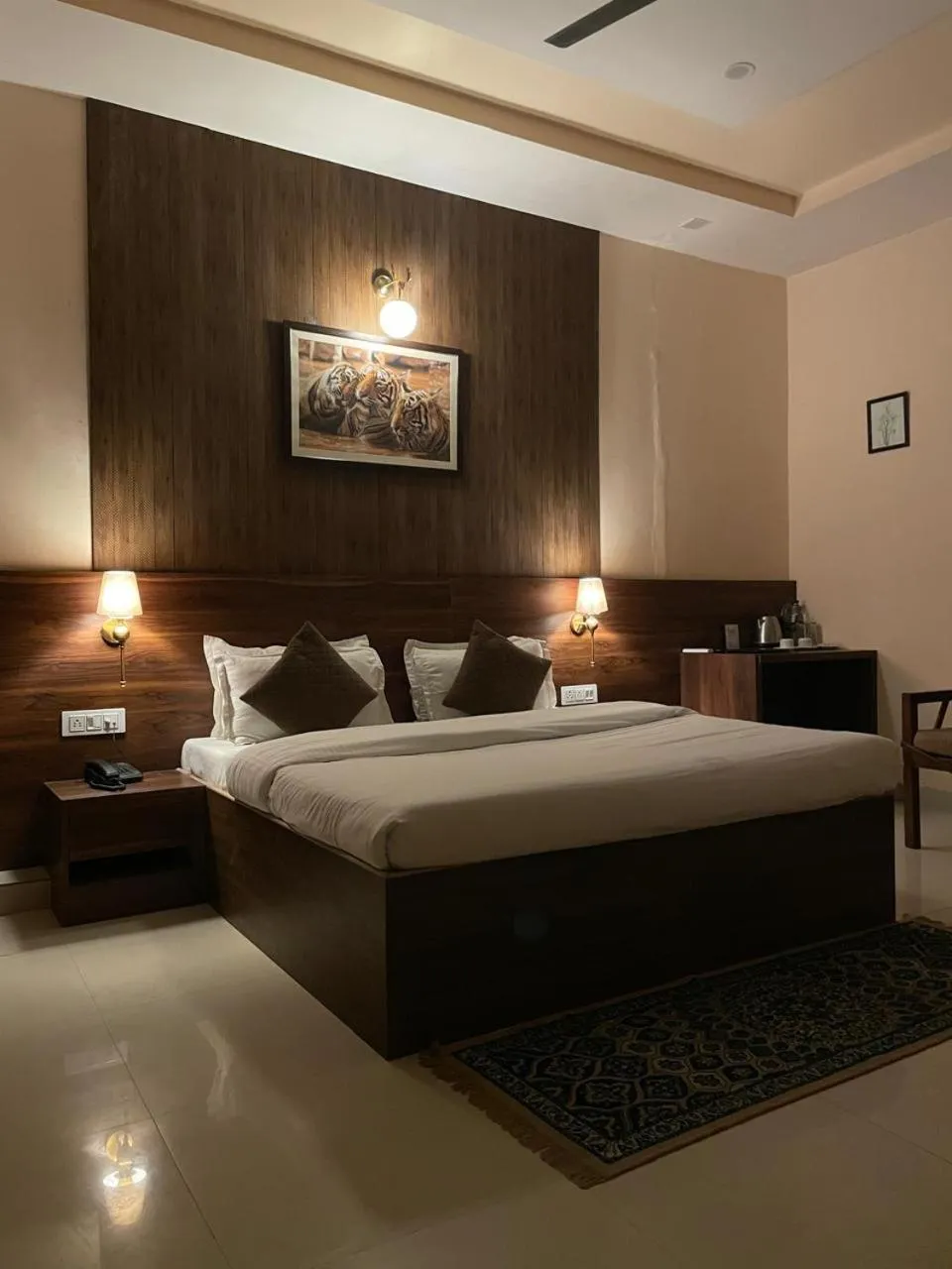 Living room, Bed in House M Lodge