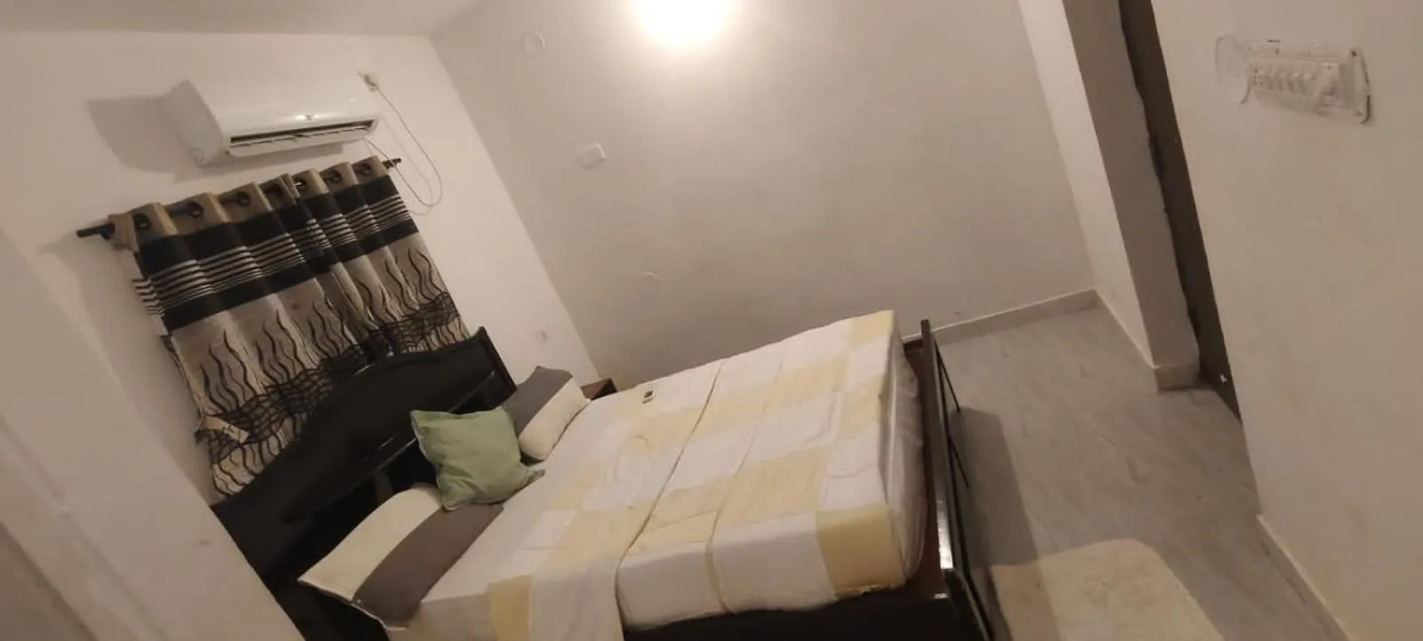 Bed in Nisarga Resort