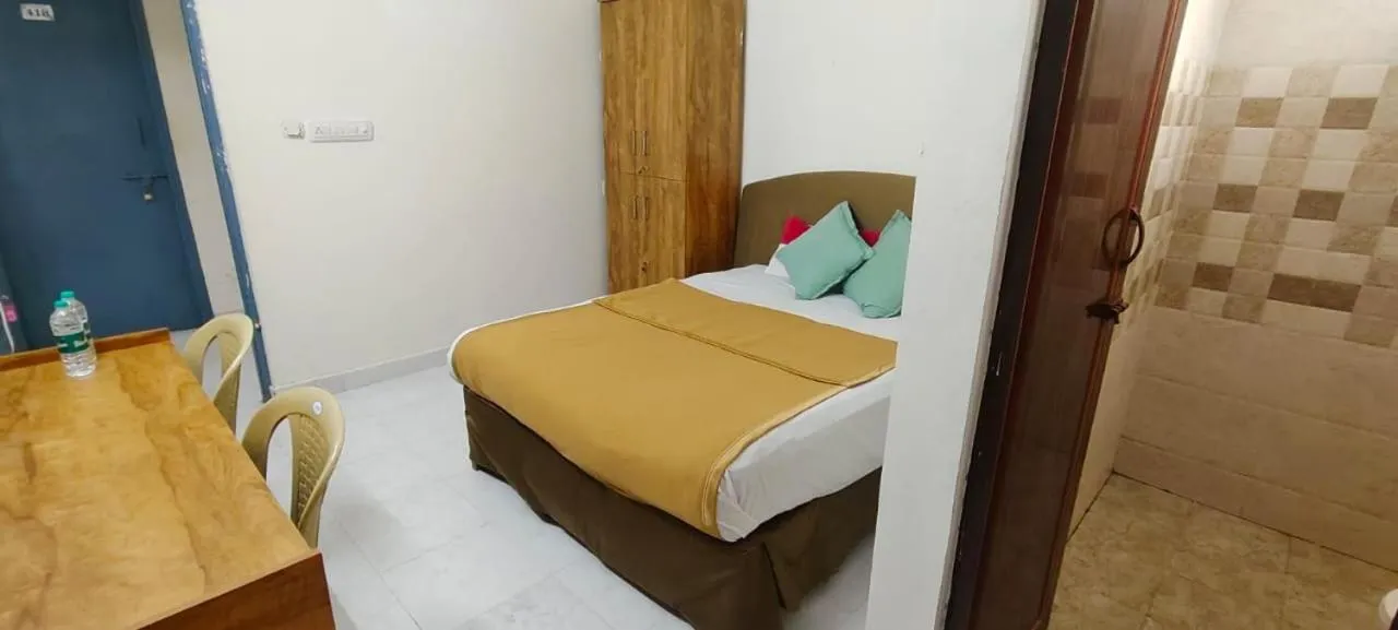 Bed in Nisarga Resort