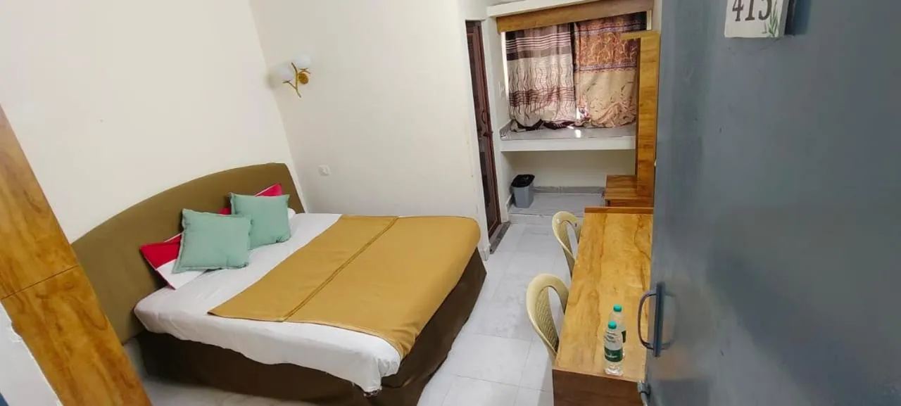 Bed in Nisarga Resort