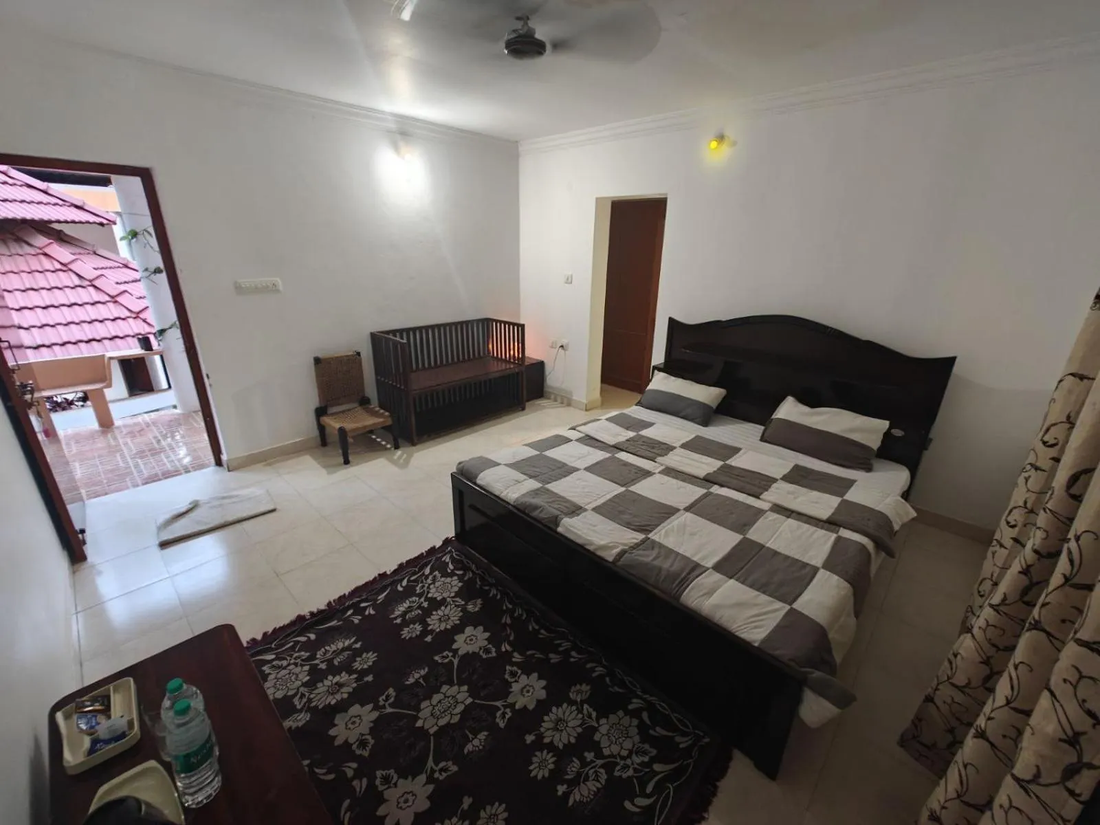 Bed in Nisarga Resort