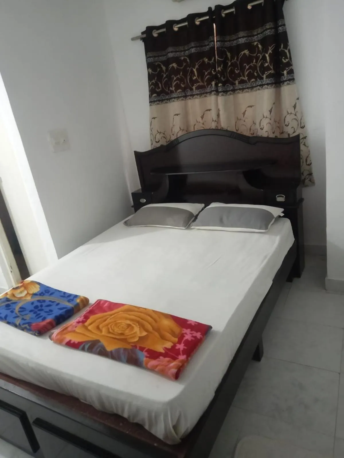 Bed in Nisarga Resort