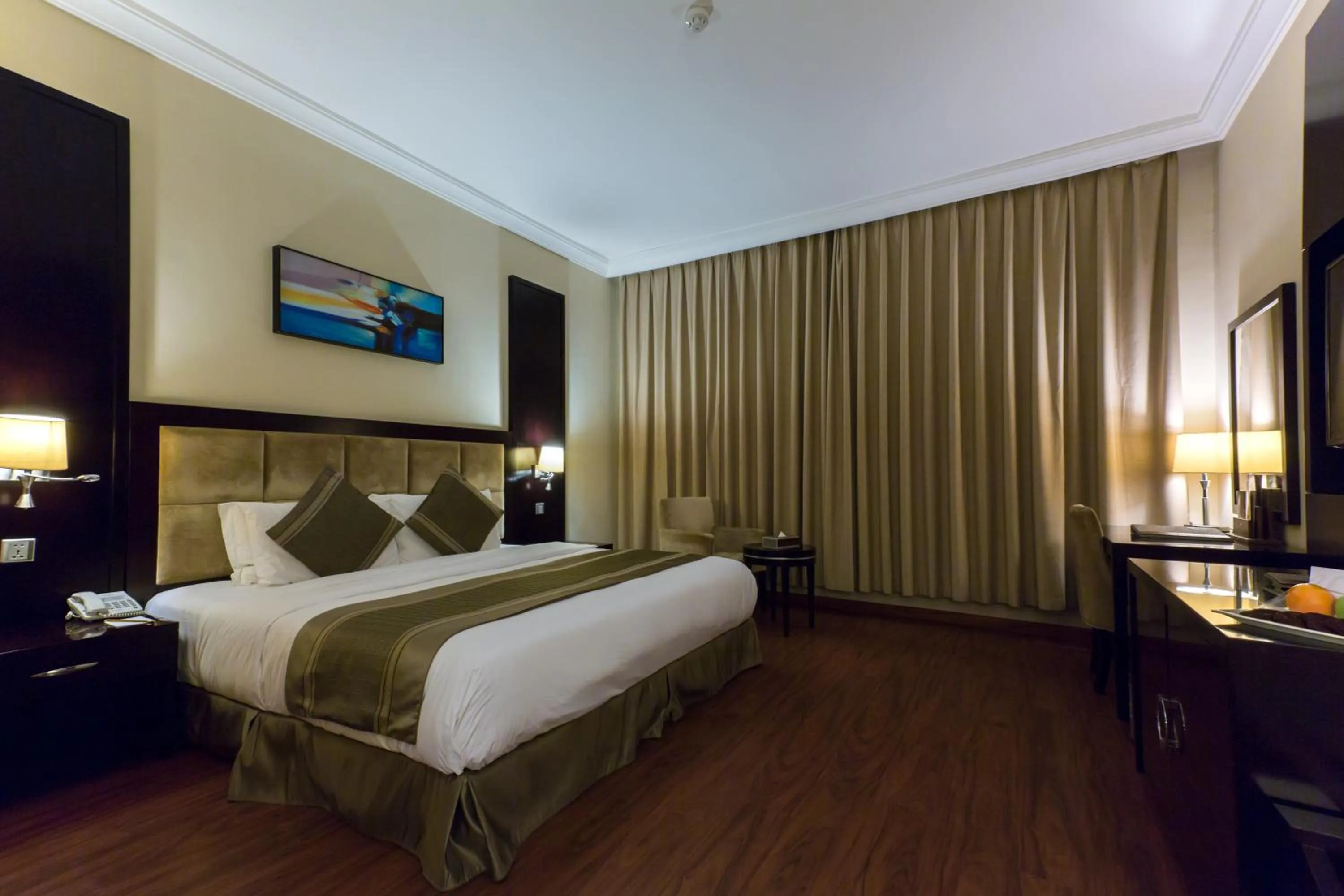 Bed in Holiday Jazan Hotel