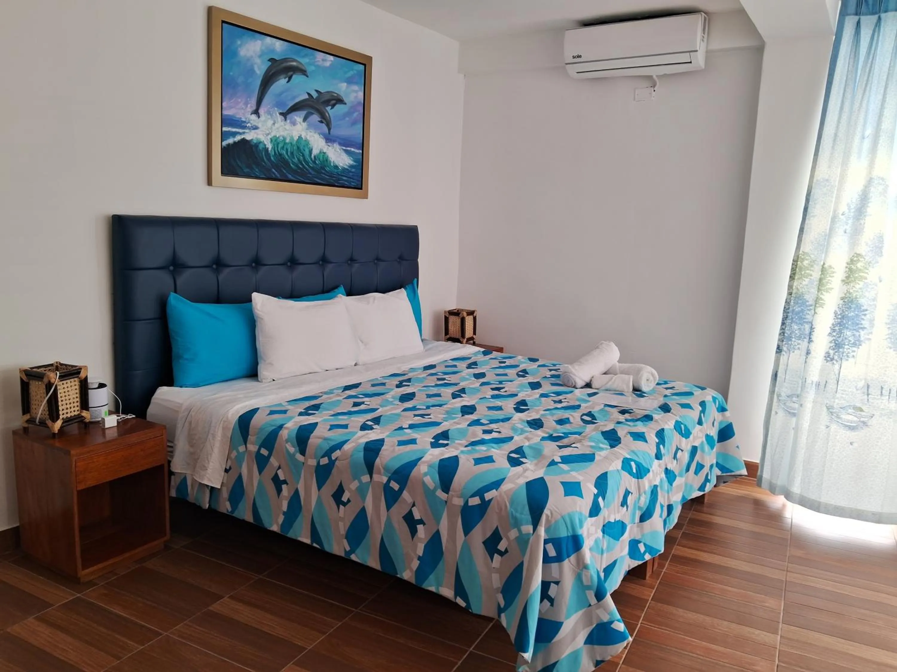 Bed in Las Fragatas Casa Hotel