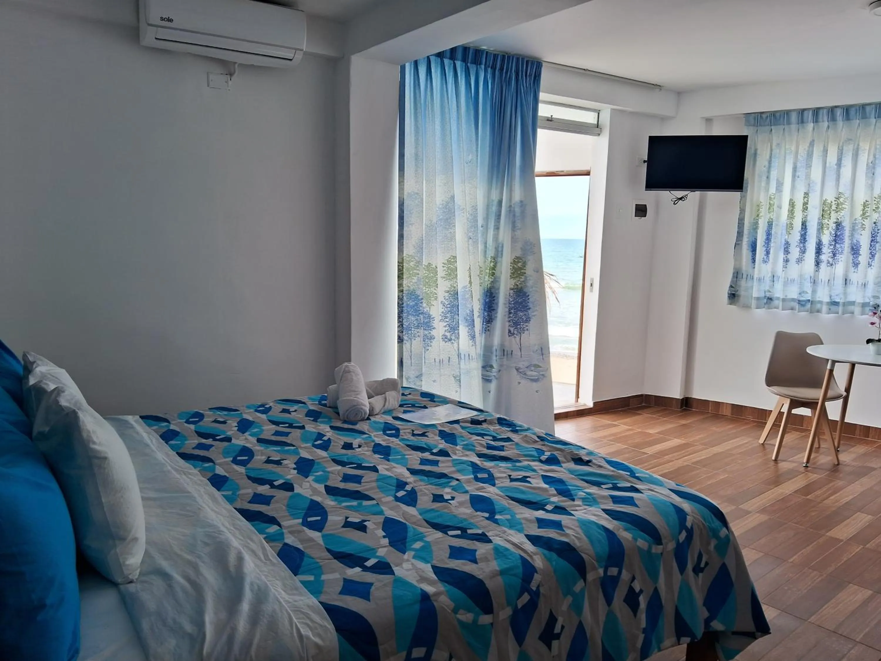 Bed in Las Fragatas Casa Hotel