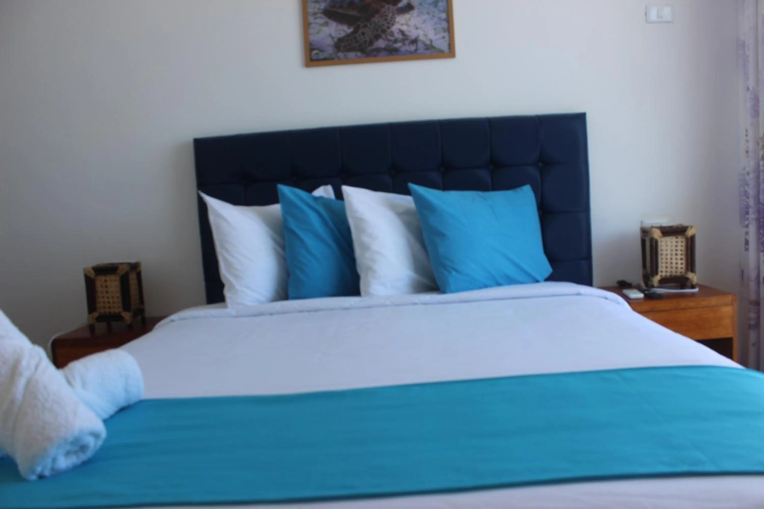 Bed in Las Fragatas Casa Hotel