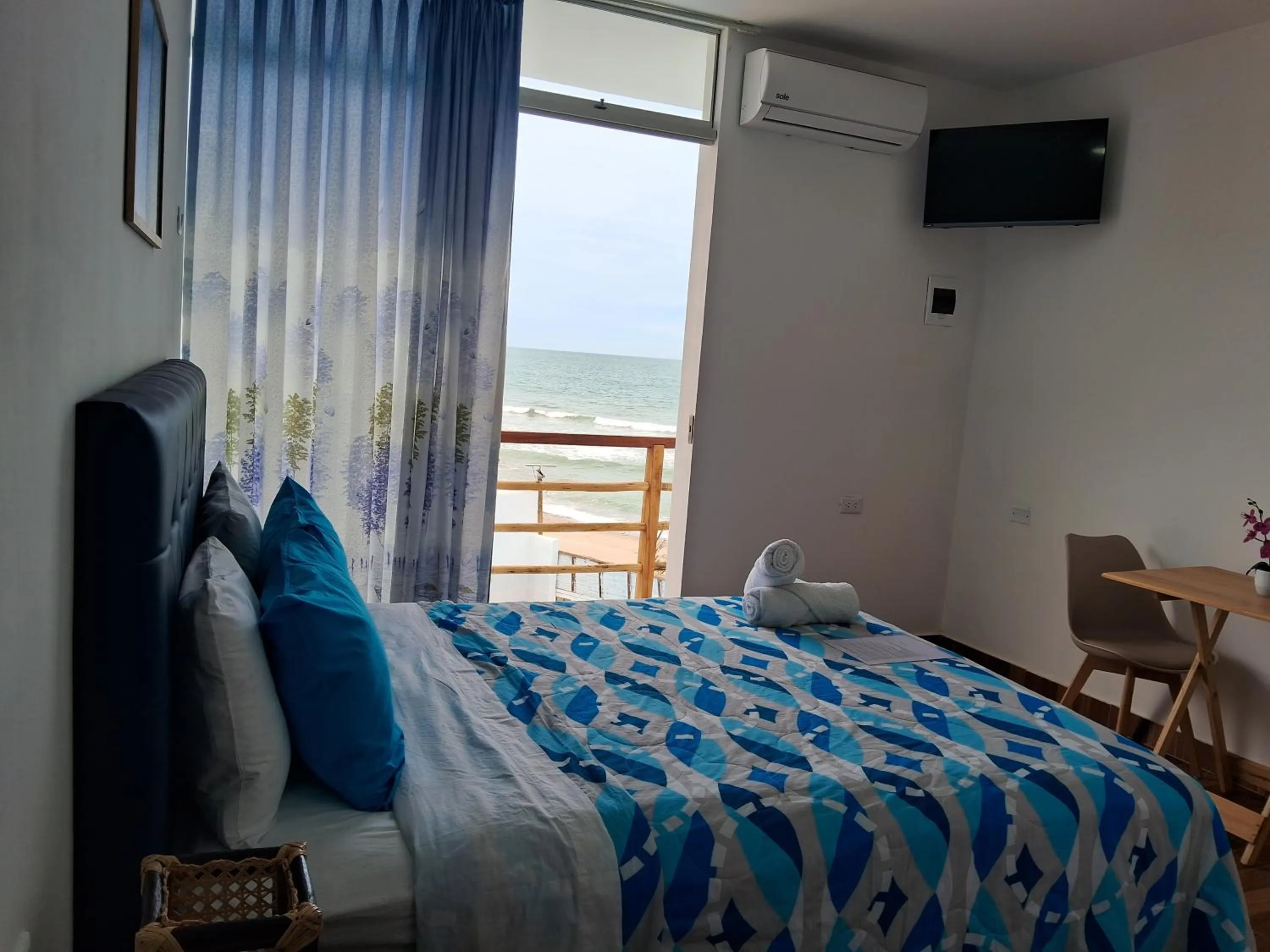 Bed in Las Fragatas Casa Hotel