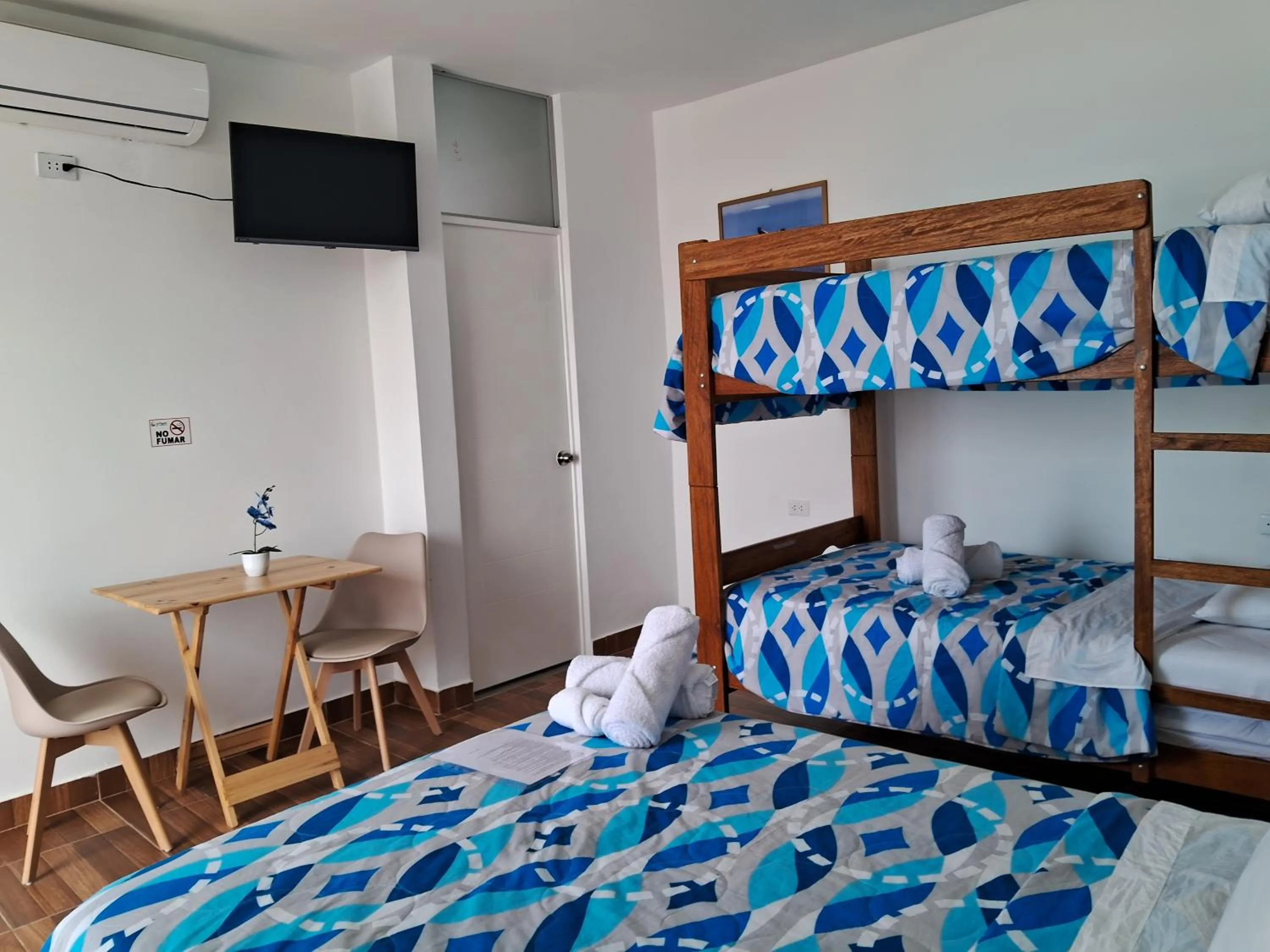 Bed in Las Fragatas Casa Hotel