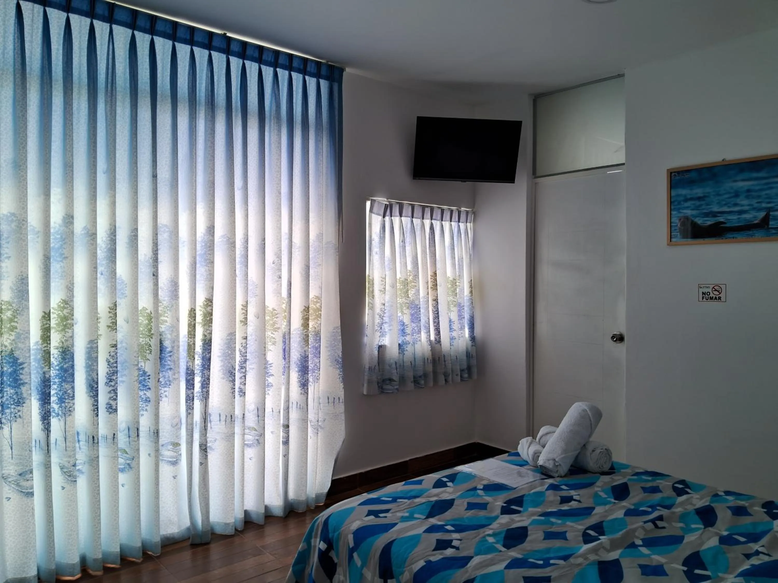 Bed in Las Fragatas Casa Hotel