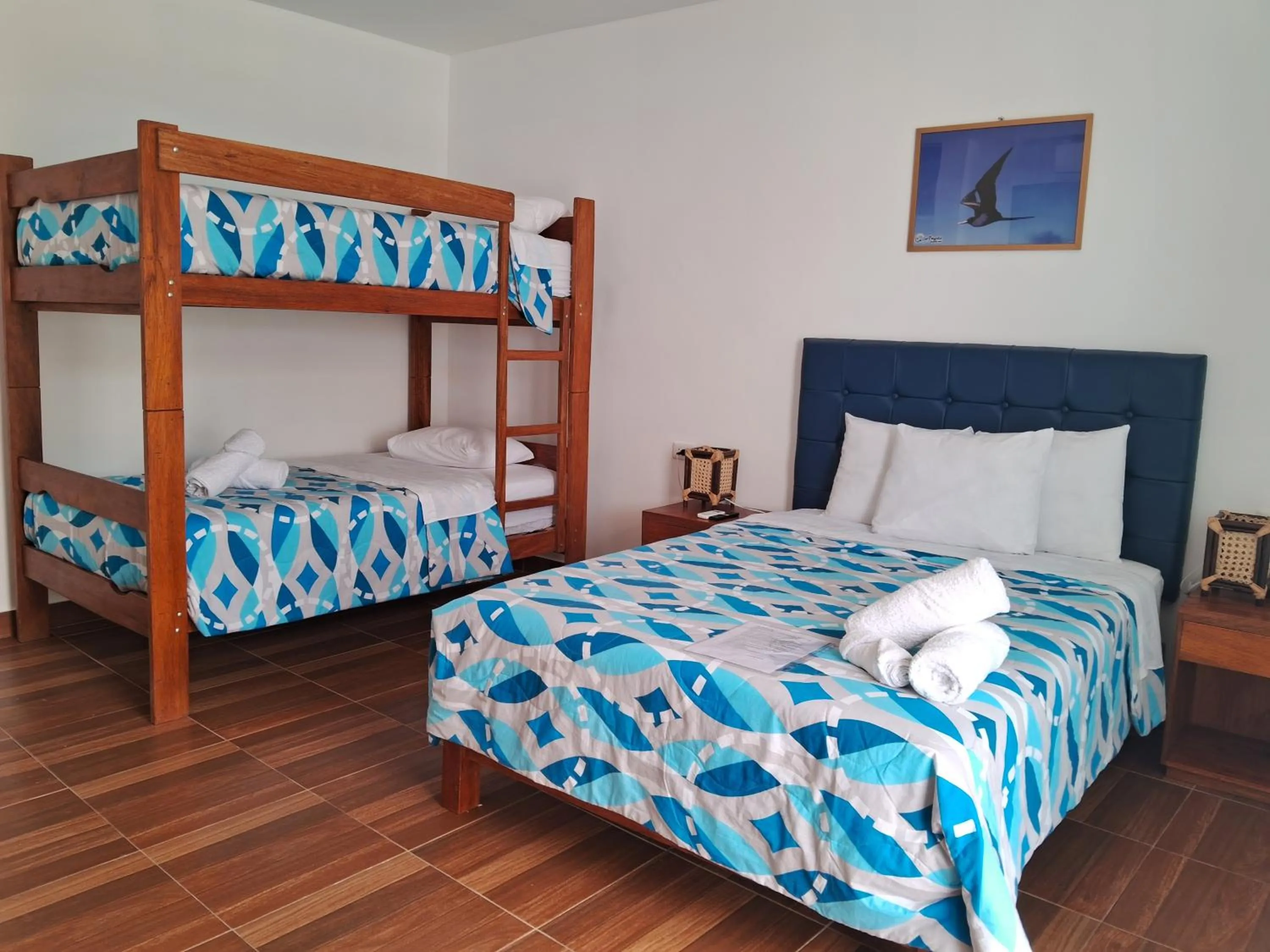 Bed in Las Fragatas Casa Hotel