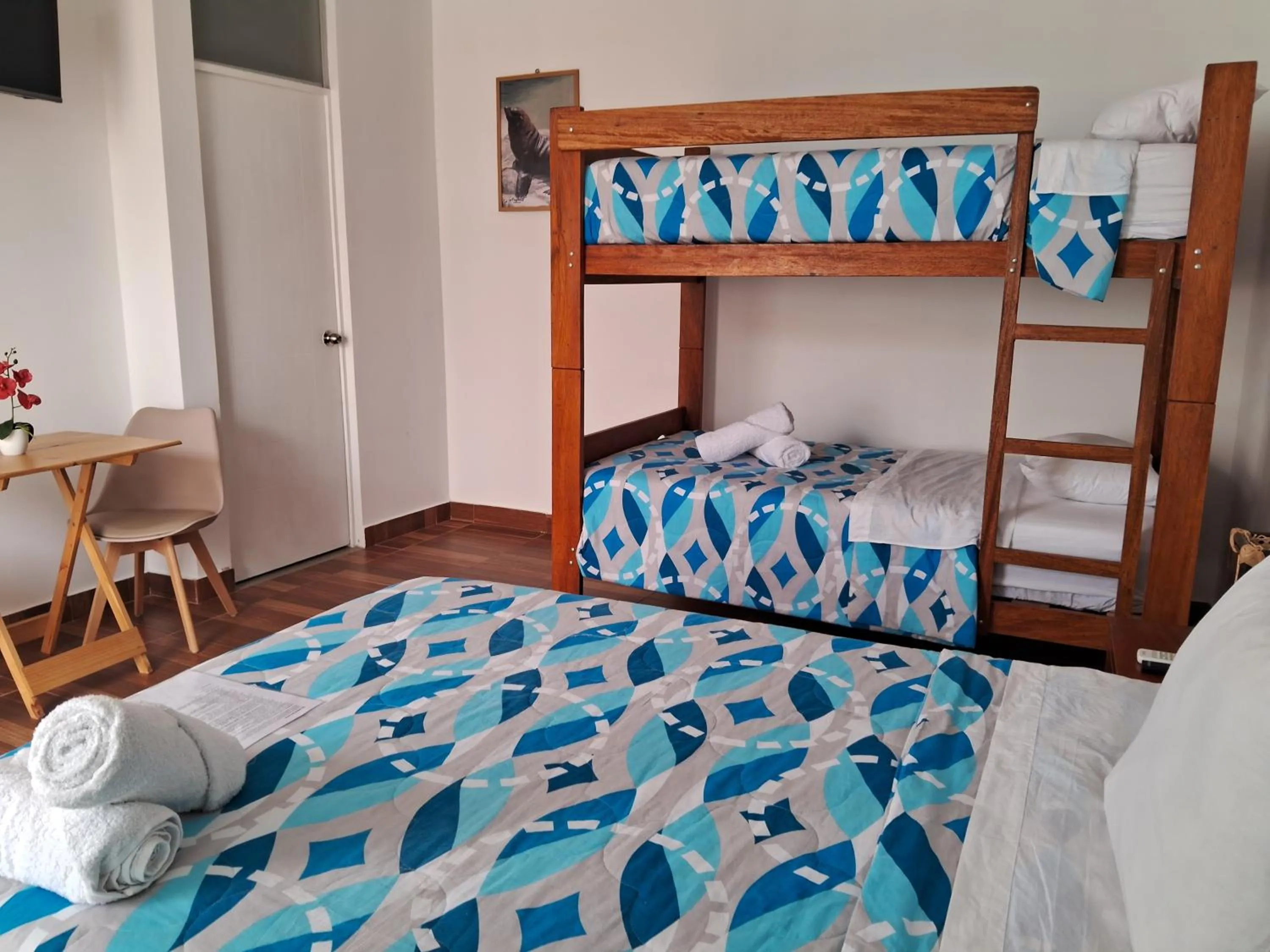 Bed in Las Fragatas Casa Hotel