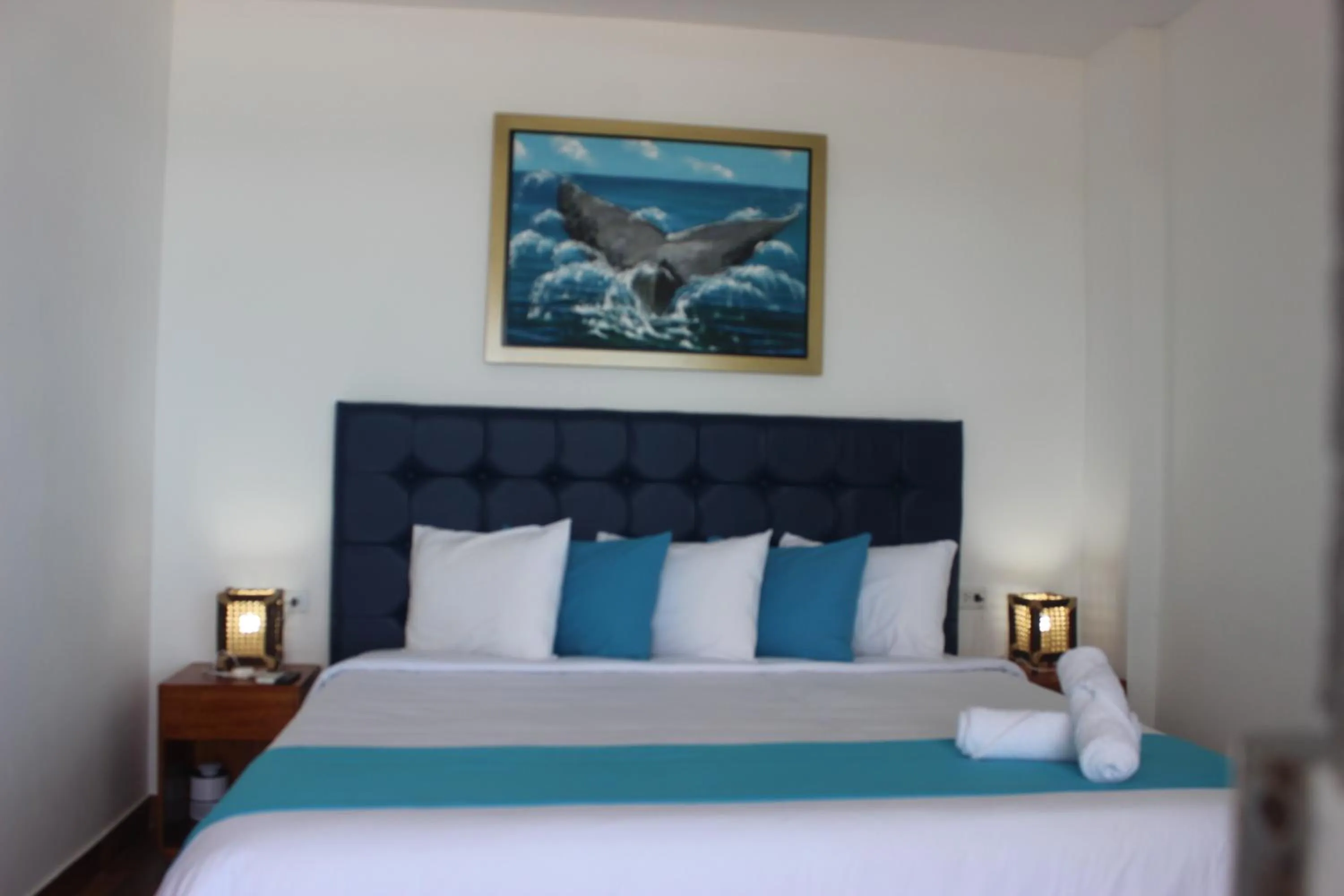 Bed in Las Fragatas Casa Hotel