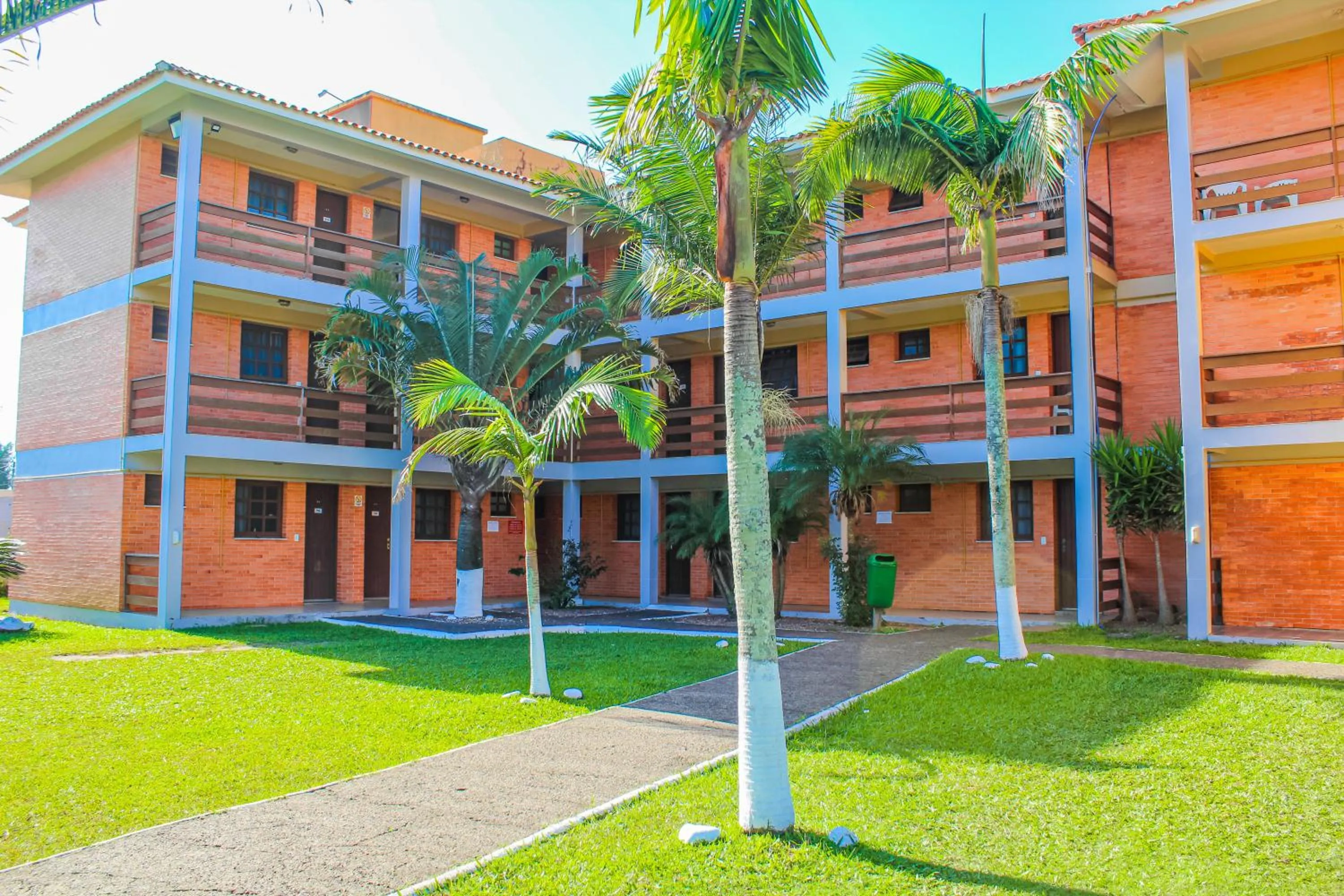 Property building in Serramar Apart Hotel