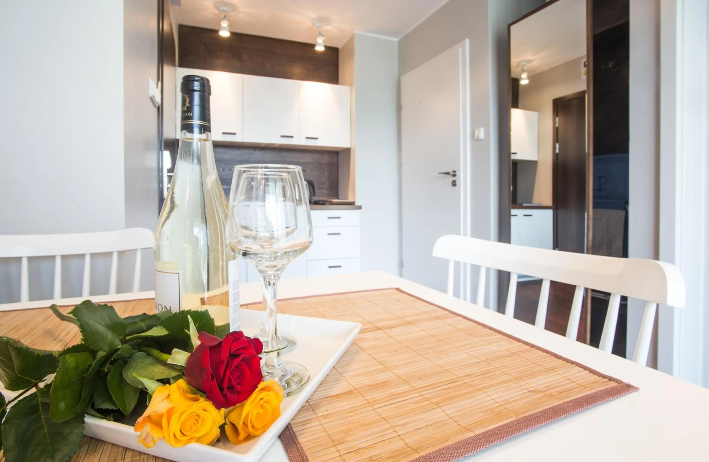 Kitchen or kitchenette in Apartamenty Paliki