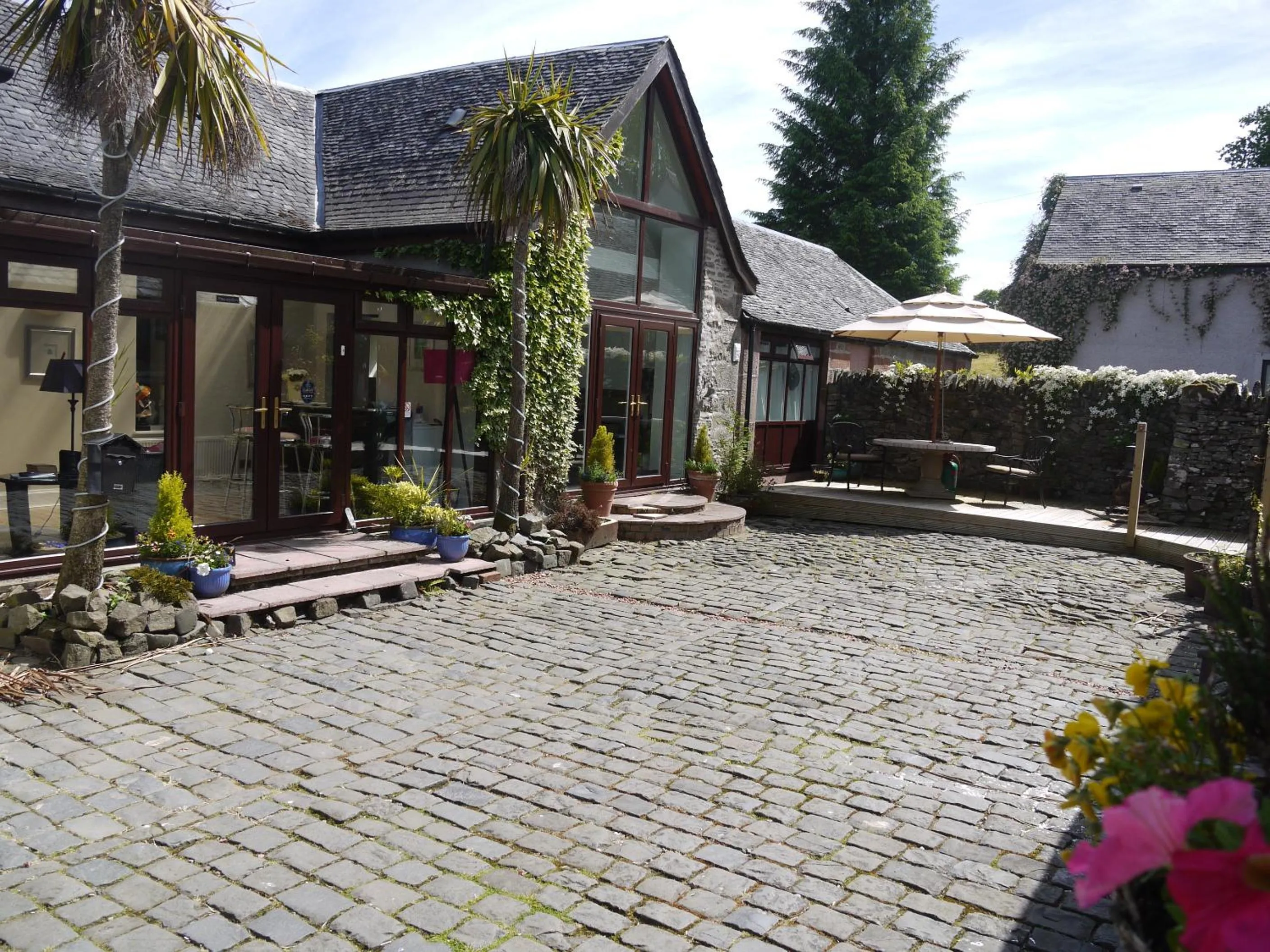 Seating area in Sheildaig Farm