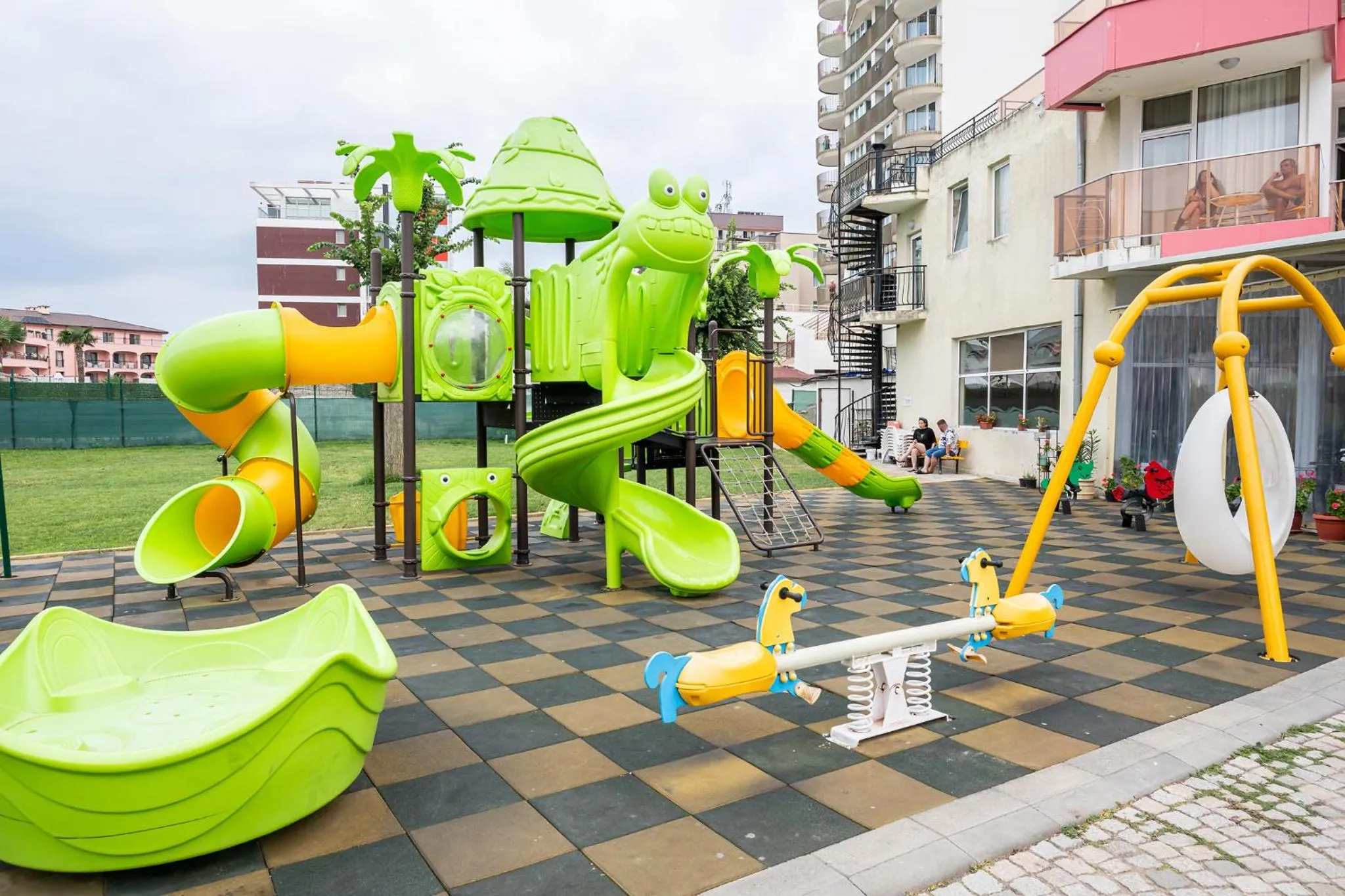 Children play ground in Flamingo Beach Hotel