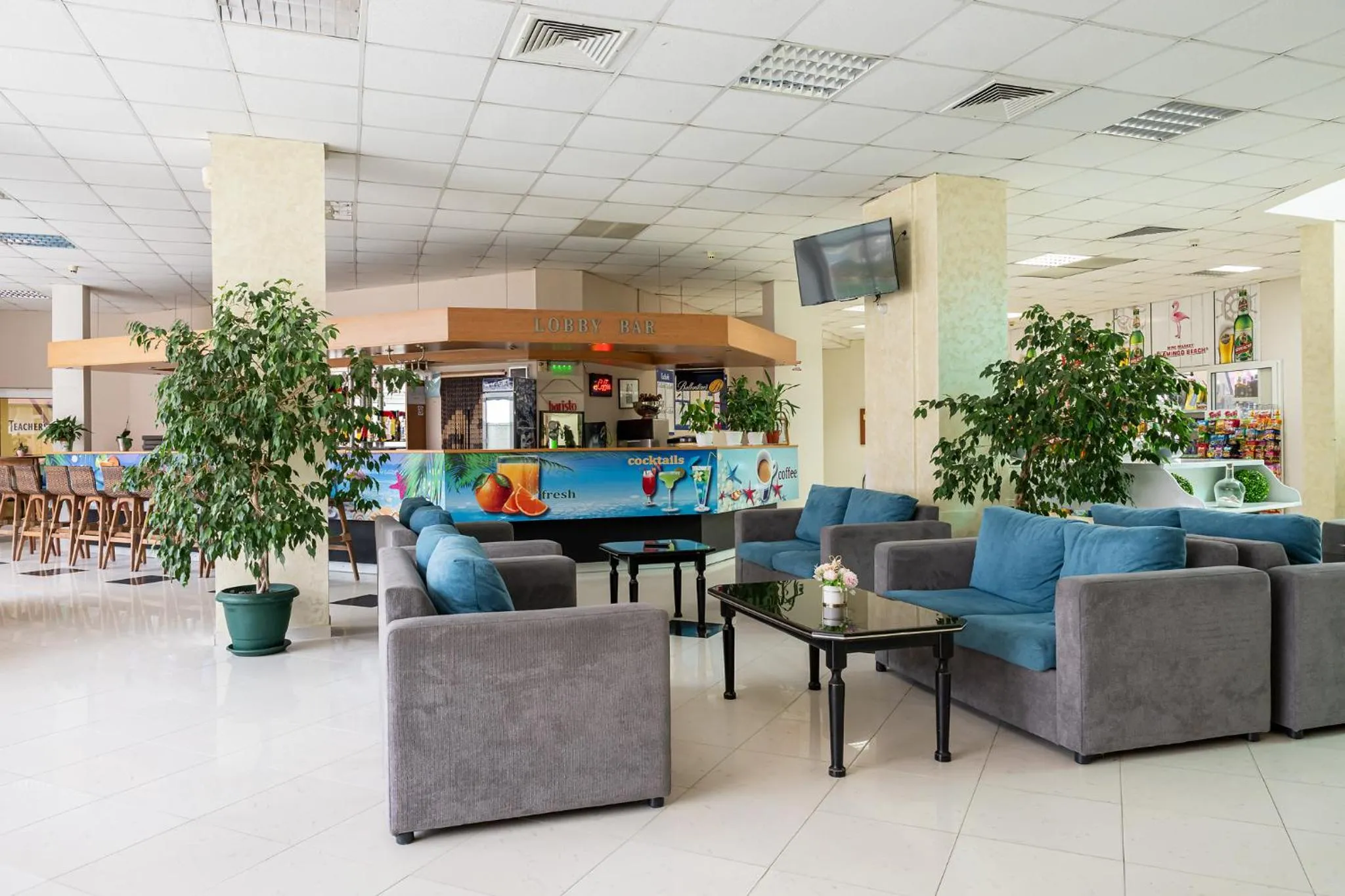 Lobby or reception in Flamingo Beach Hotel
