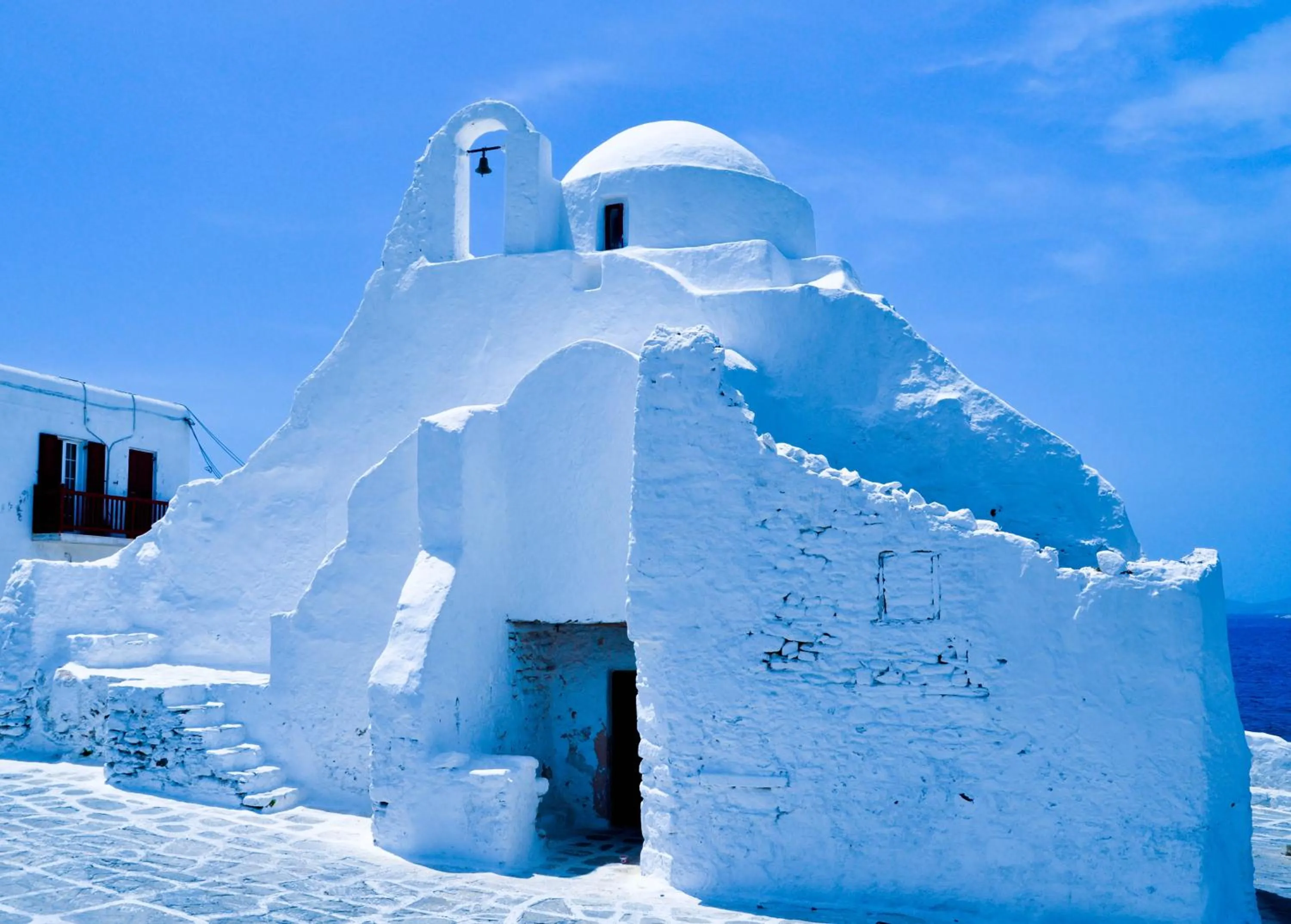 Nearby landmark in Eleanna's Mykonos