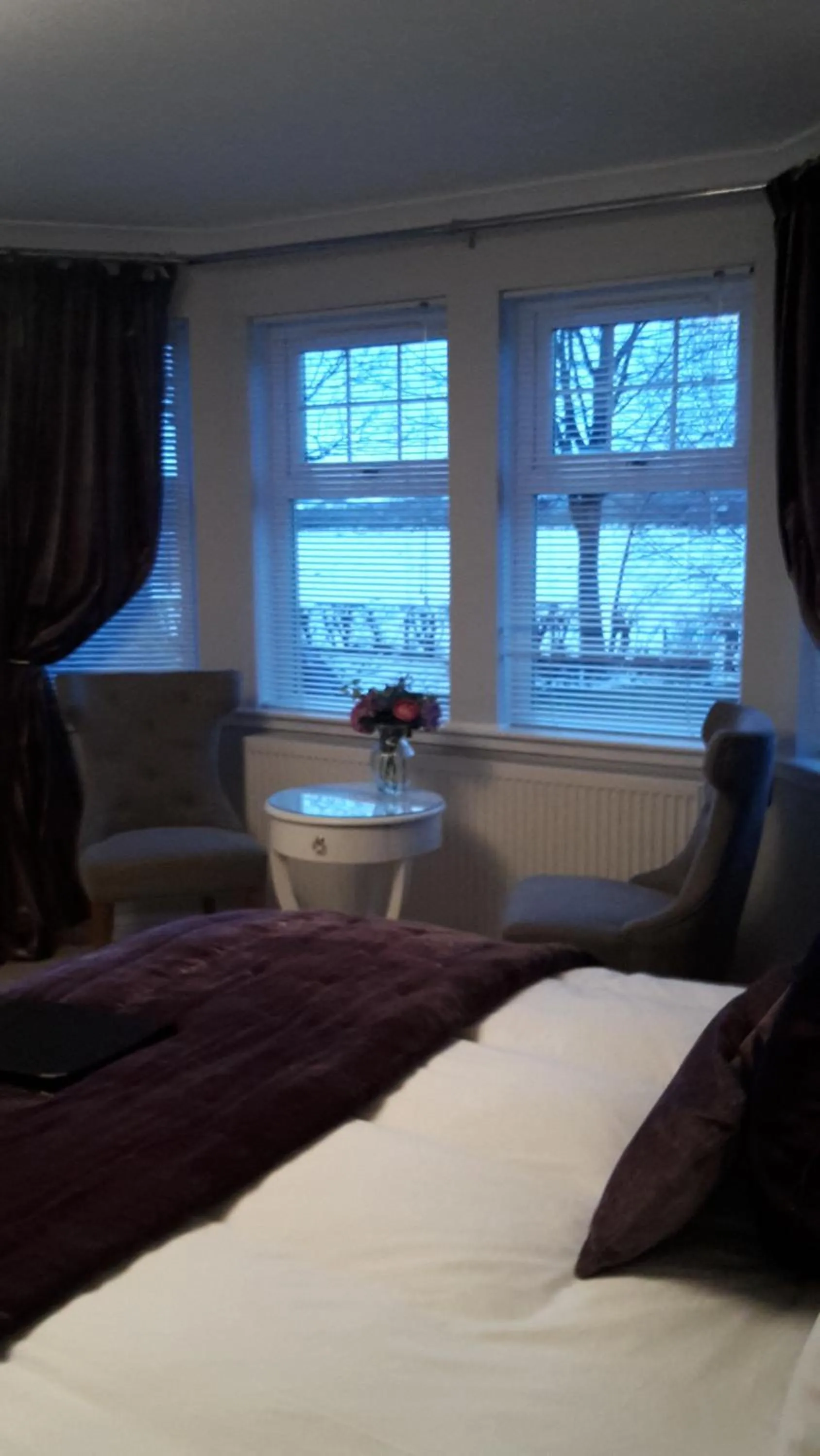 Seating area, Bed in Springfield Lodge Bed and Breakfast