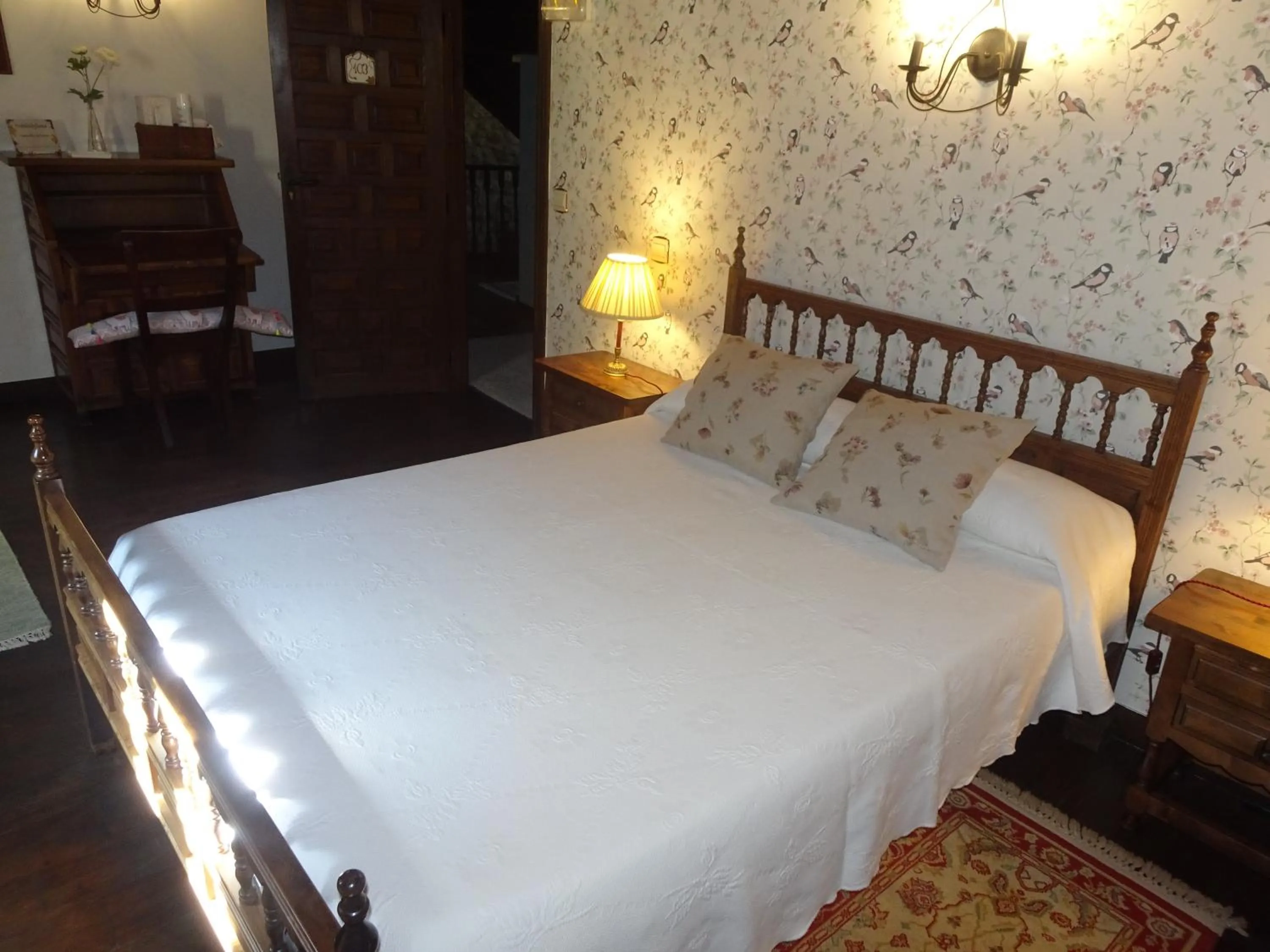 Bed in LA CASONA DE ESCALADA