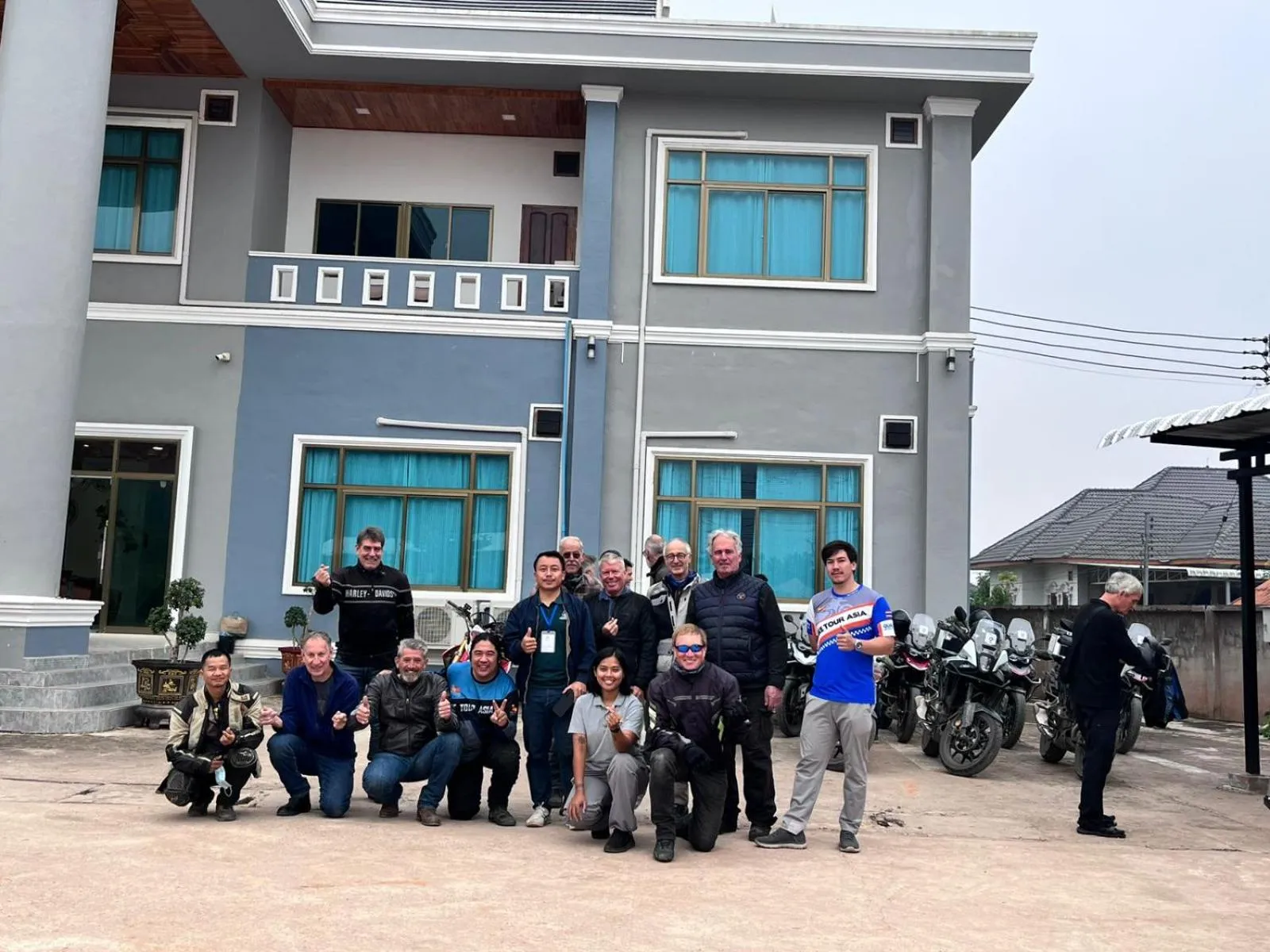 group of guests in Tulip Hotel