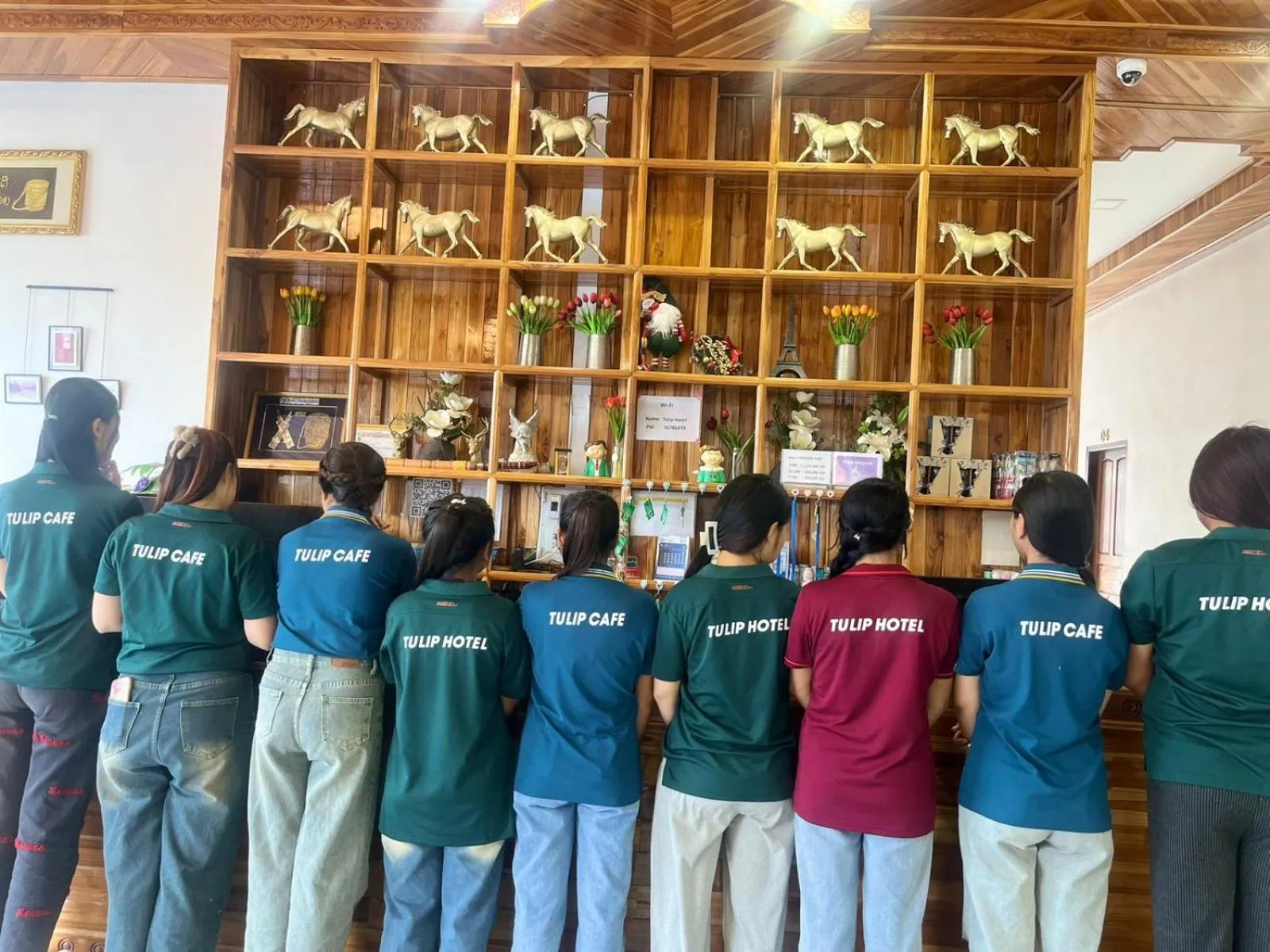 Staff in Tulip Hotel