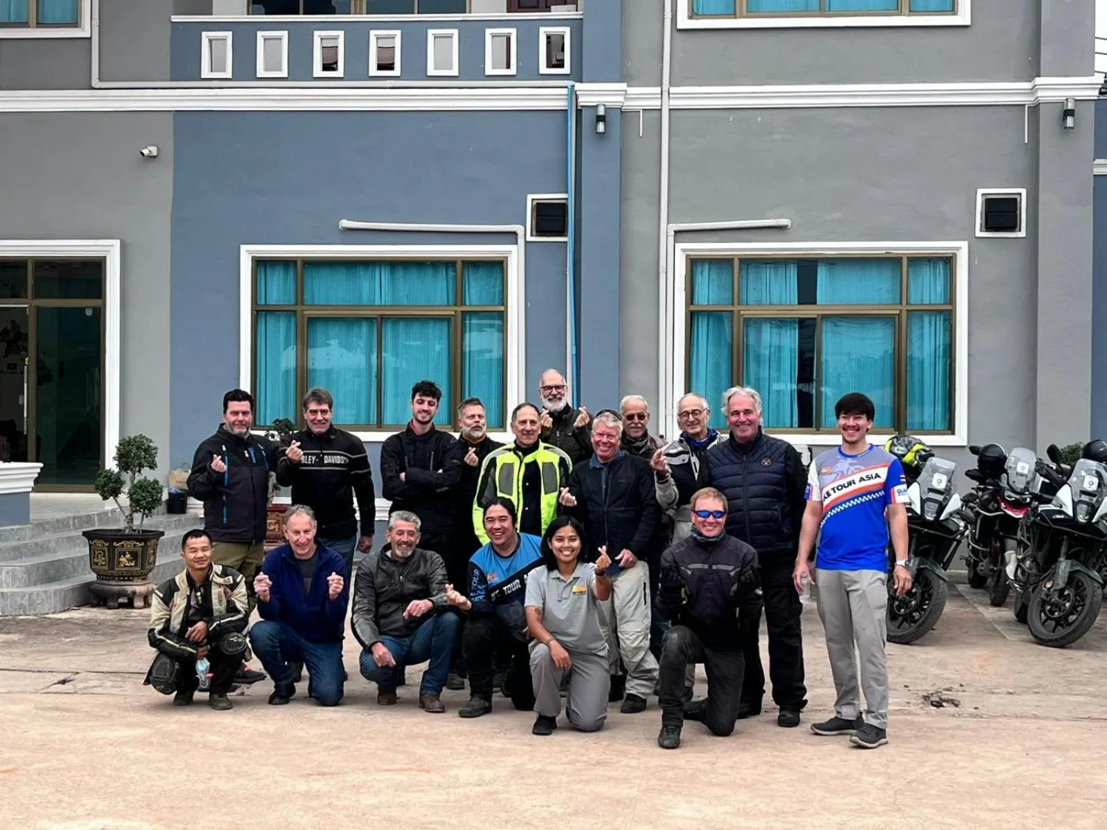 group of guests in Tulip Hotel