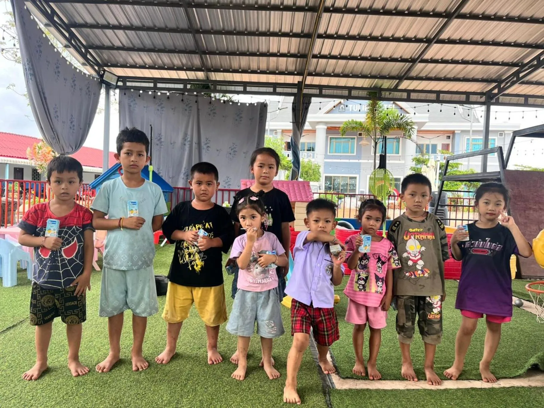 children in Tulip Hotel