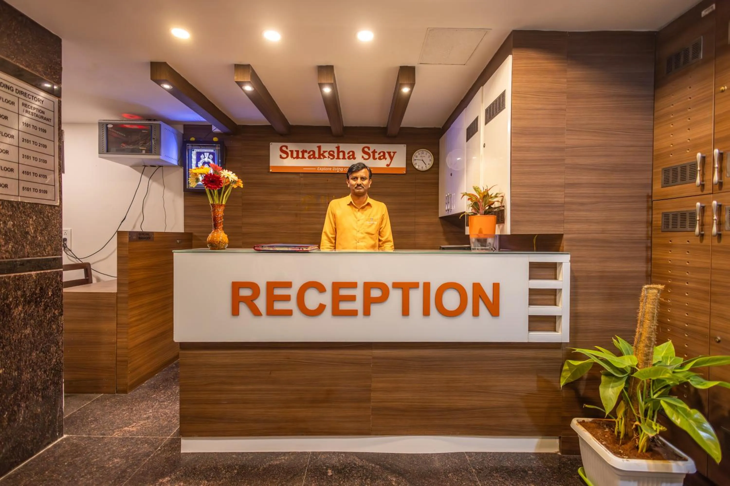 Lobby or reception in Suraksha Stay Brookfield Hotel
